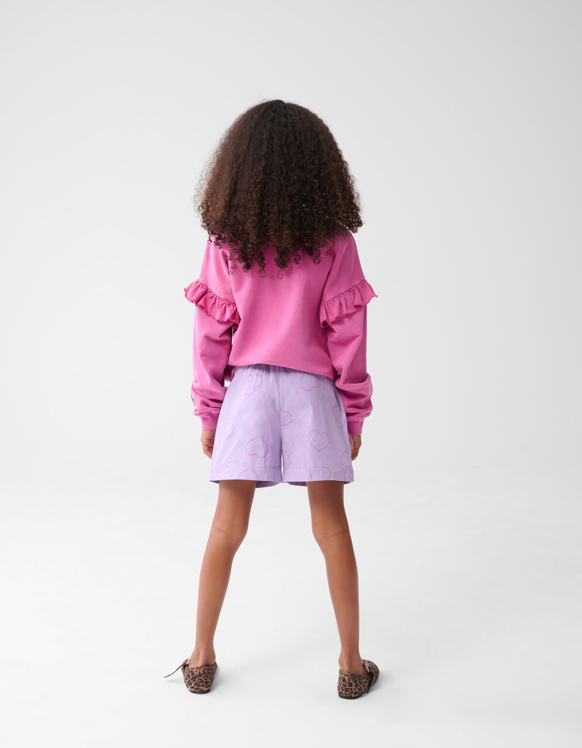 Printed Tape Short Lichtpaars SHOEBY GIRLS