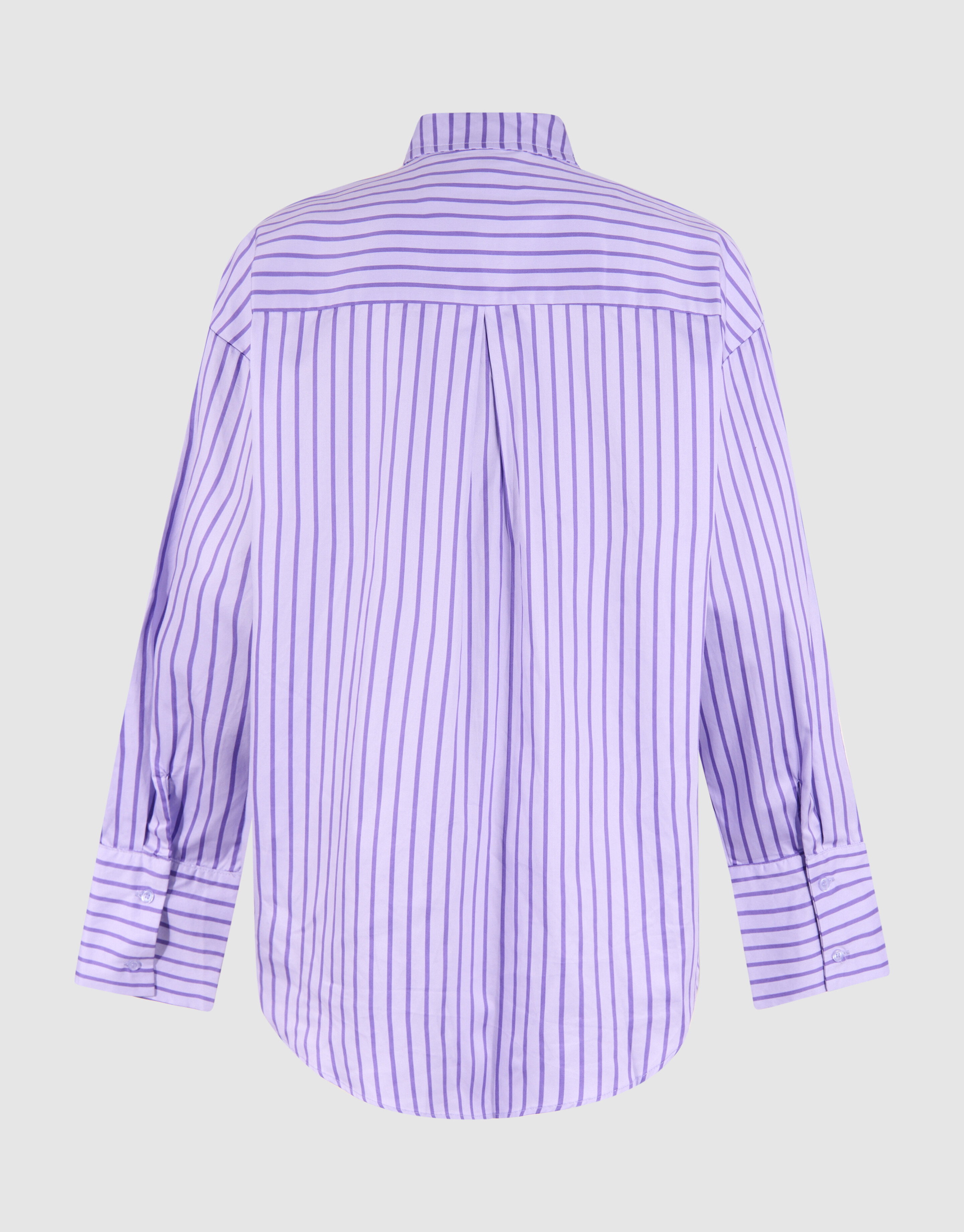Pinstripe Logo Blouse Paars SHOEBY WOMEN