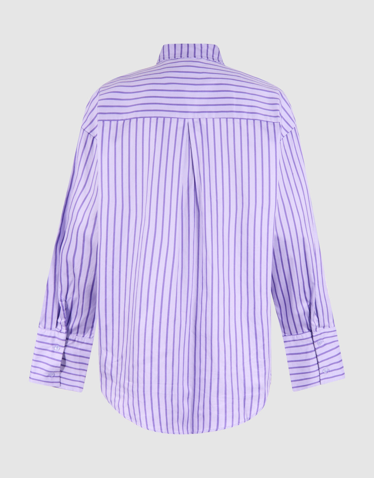 Pinstripe Logo Blouse Paars SHOEBY WOMEN