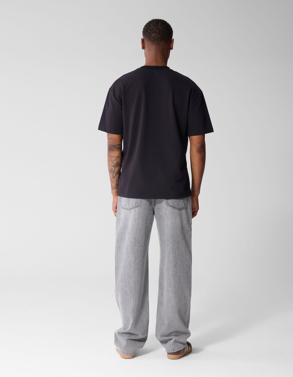 Honeycomb T-shirt Paars SHOEBY MEN