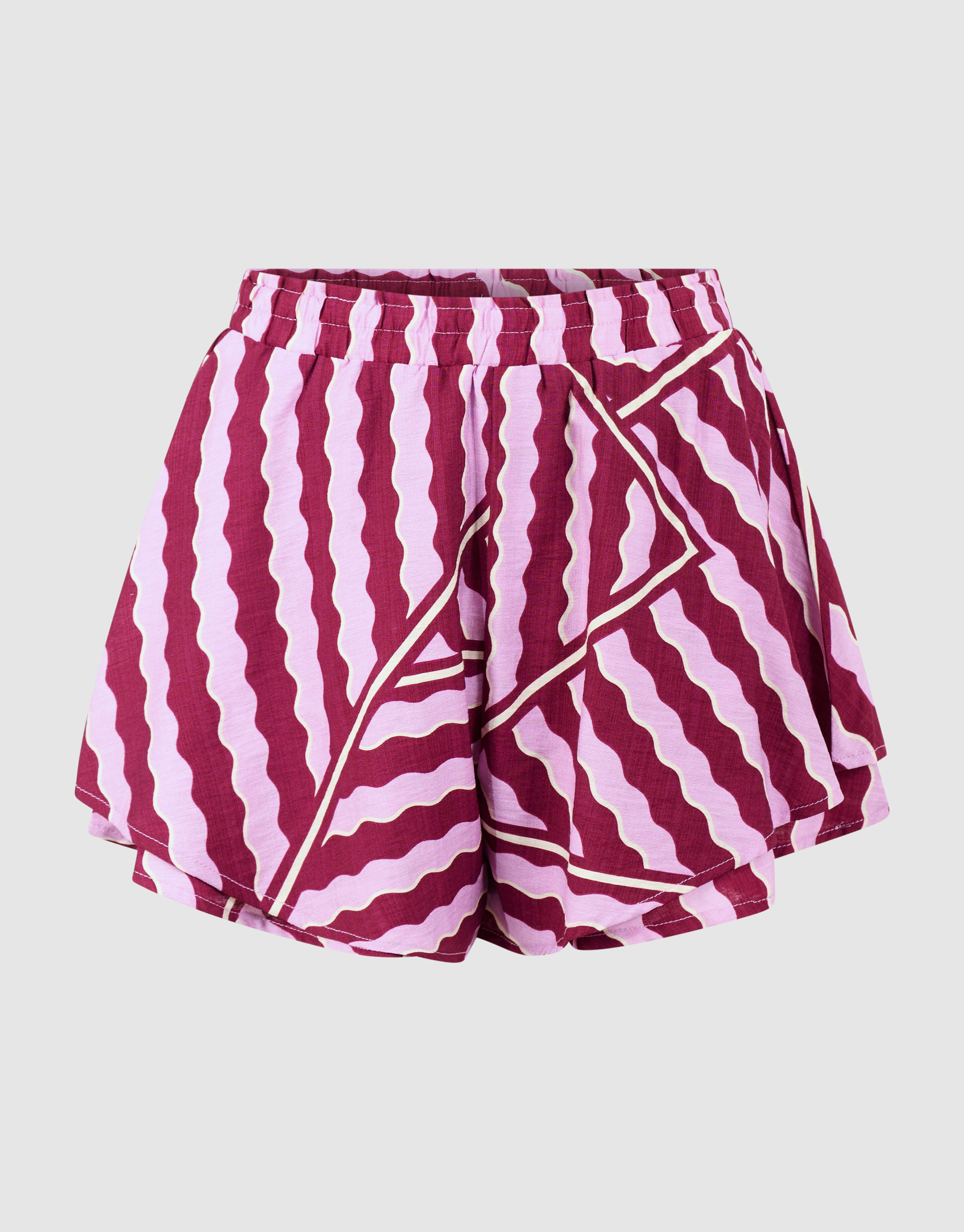 Wavy Printed Short Roze/Paars SHOEBY WOMEN