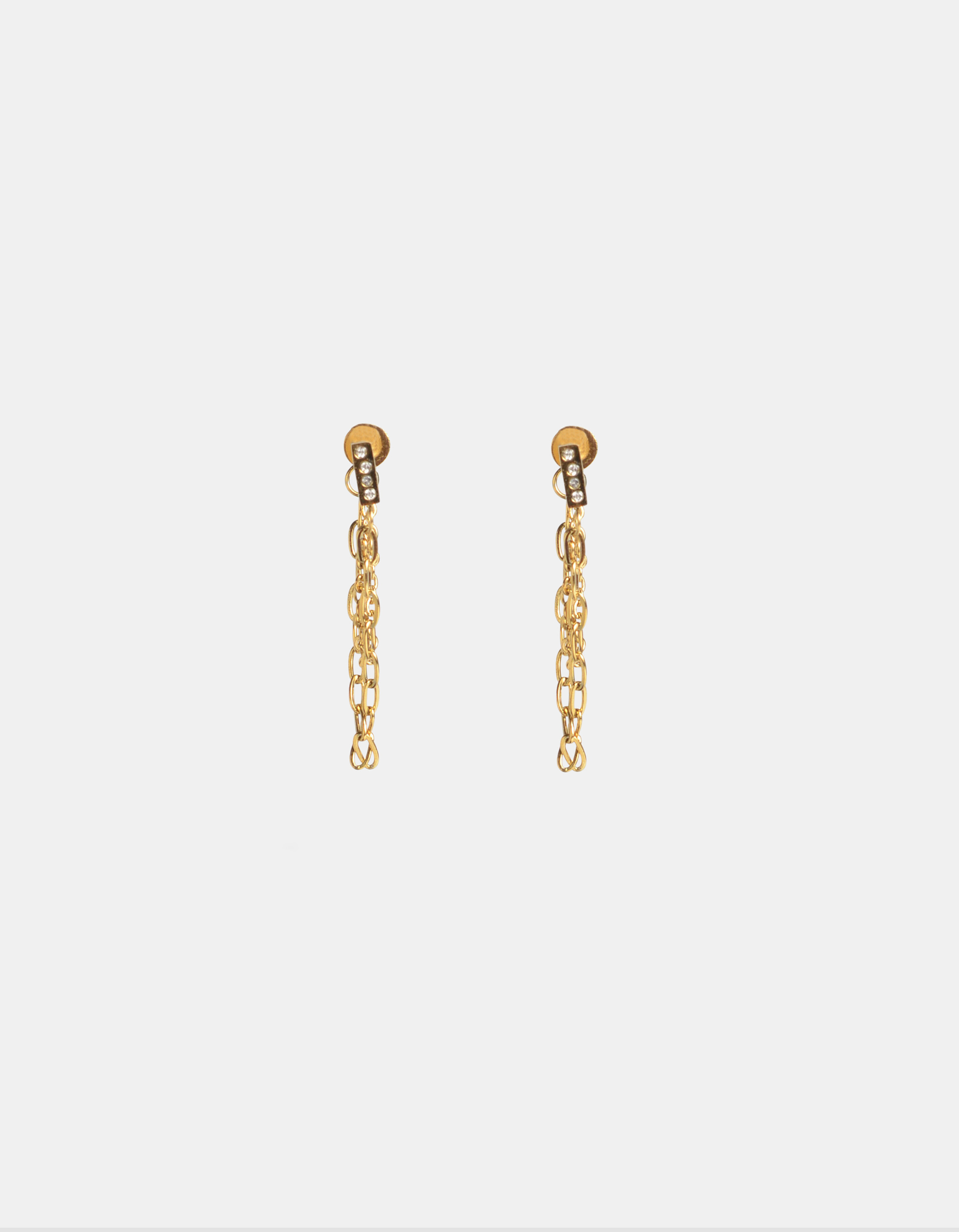 Bar Chain Oorbellen Stainless Steel ACCESSOIRES SHOEBY