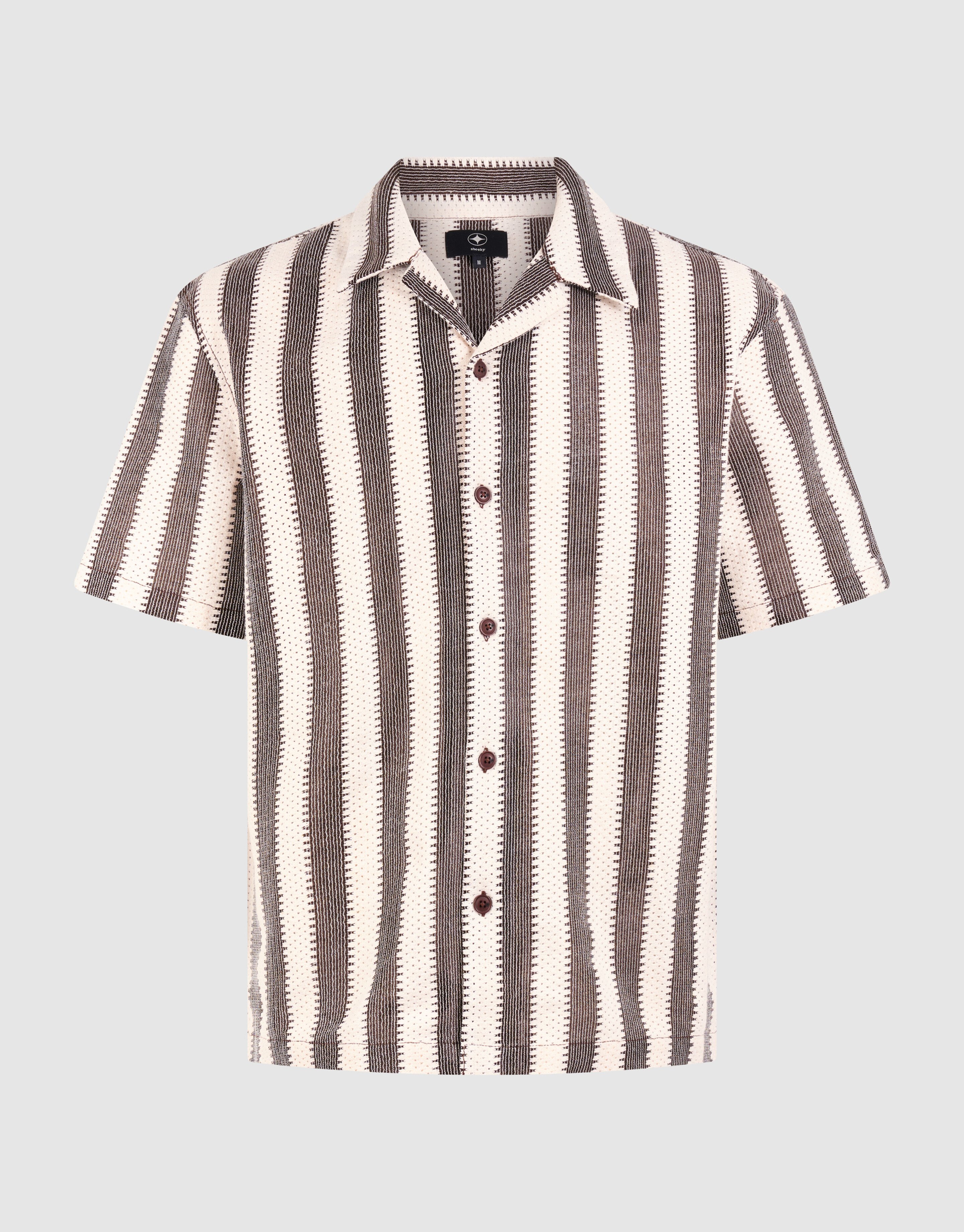 Relaxed Fit Crochet Overshirt SHOEBY MEN