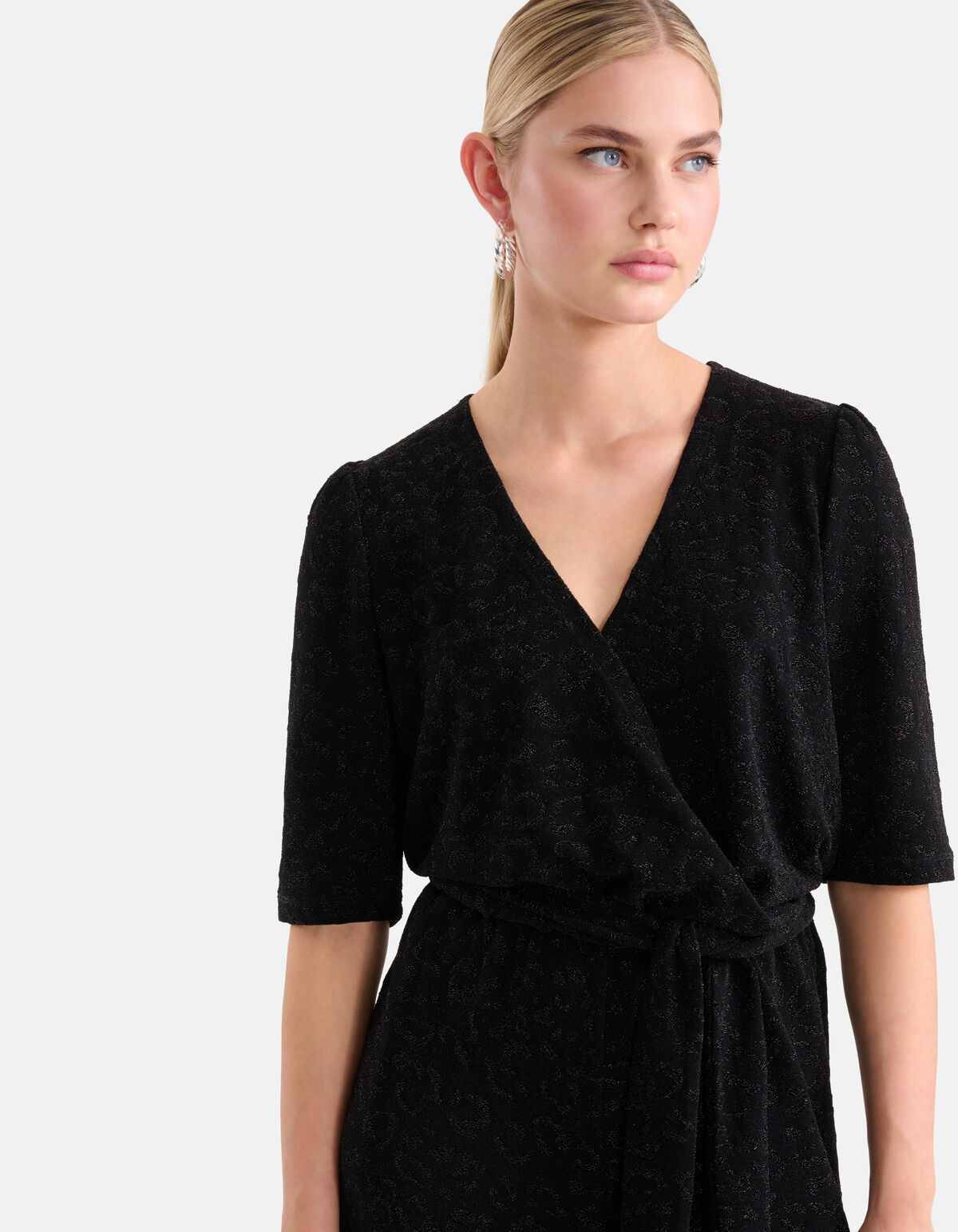 Lurex Jumpsuit Zwart SHOEBY WOMEN