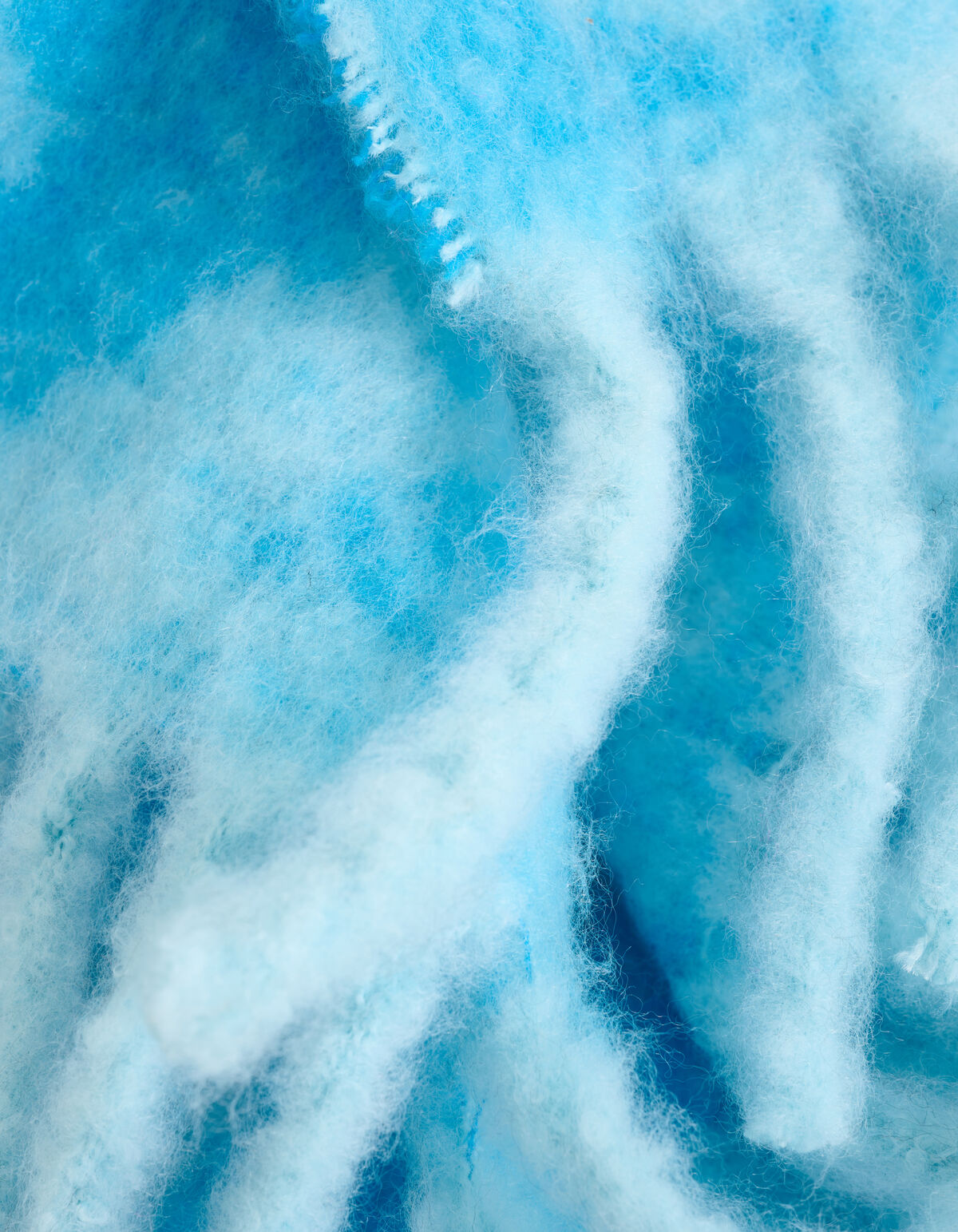 Gebreide Sjaal Blauw SHOEBY ACCESSOIRES