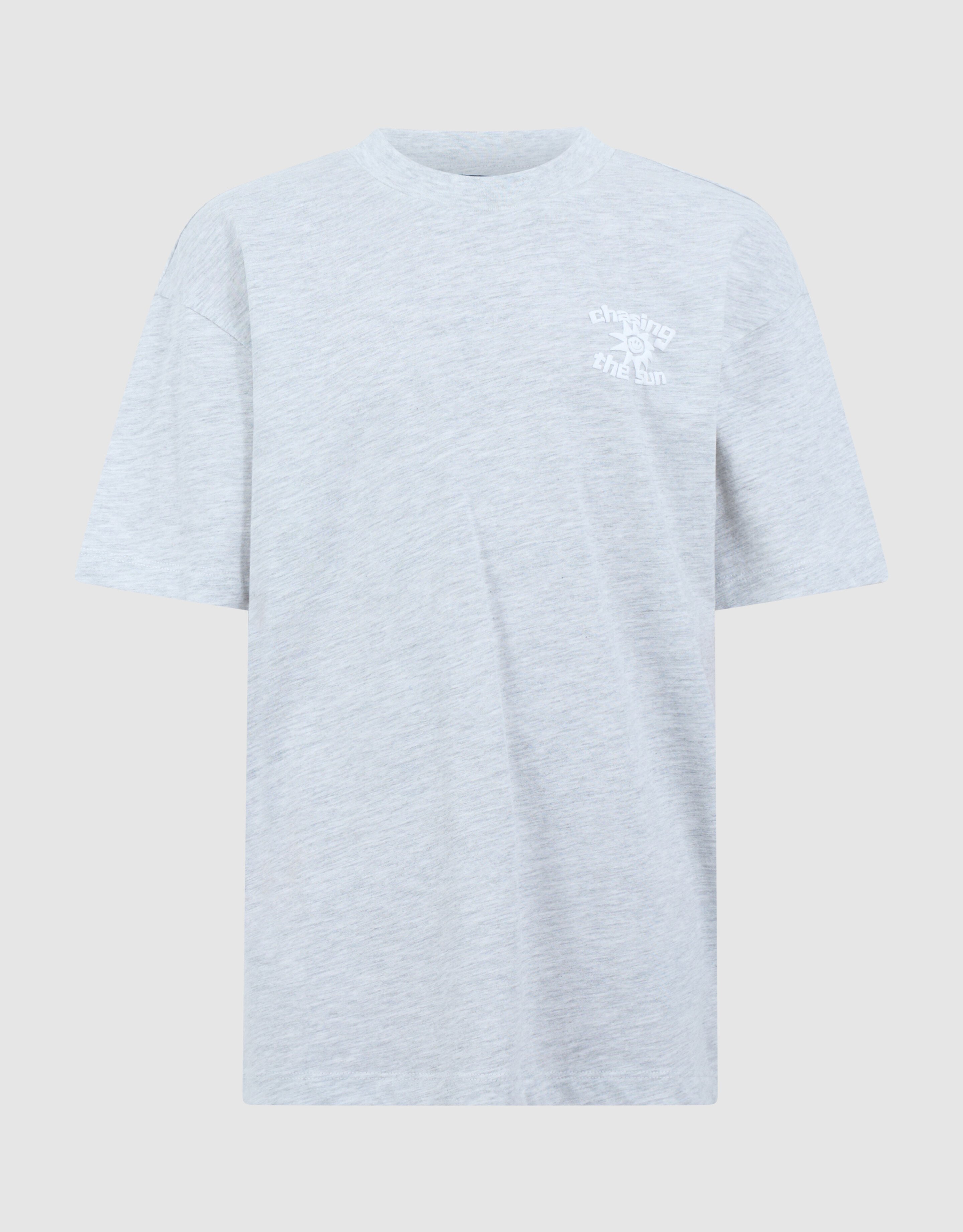 Chasing Artwork T-shirt Lichtgrijs SHOEBY BOYS