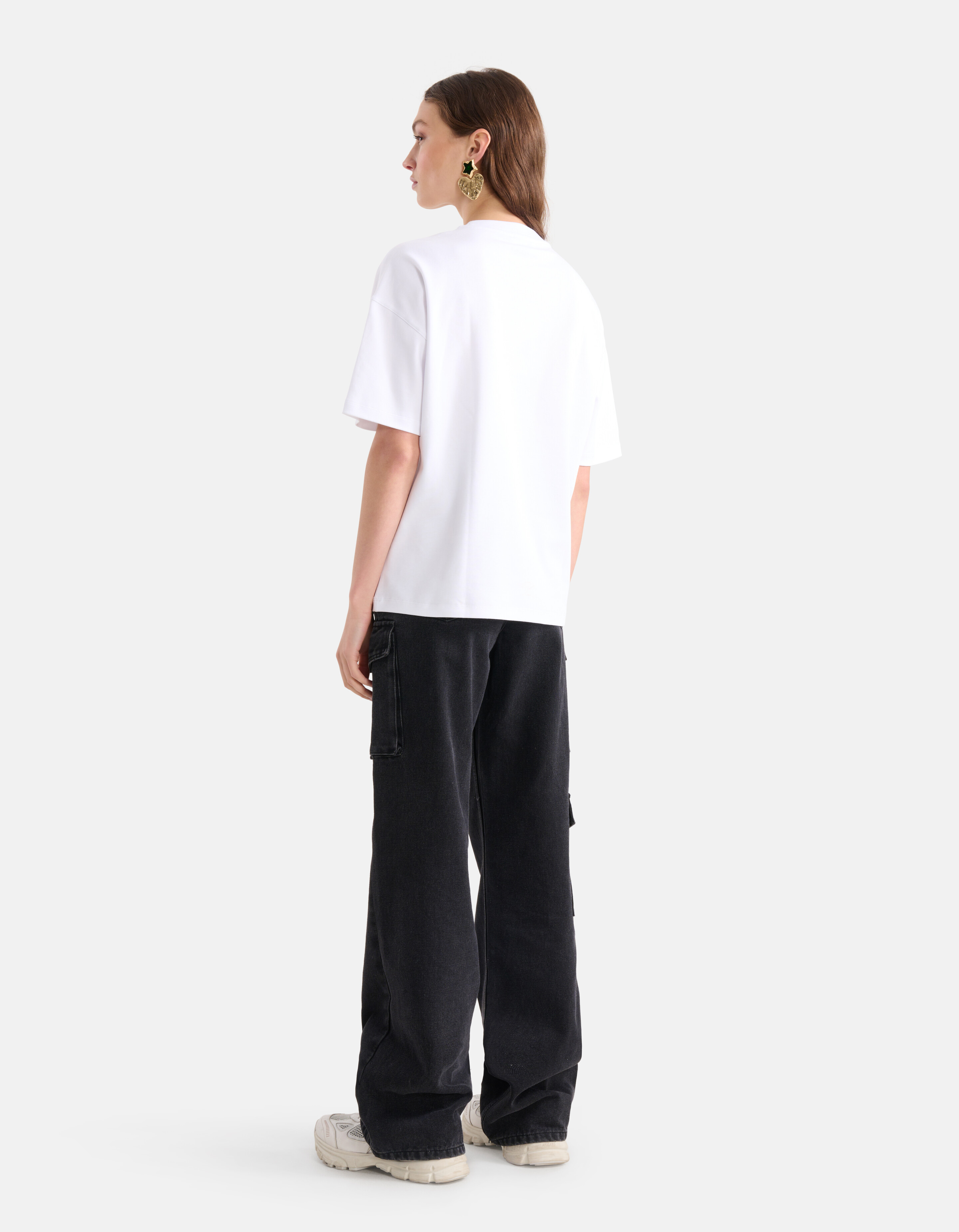 Oversized T-shirt Wit SHOEBY WOMEN