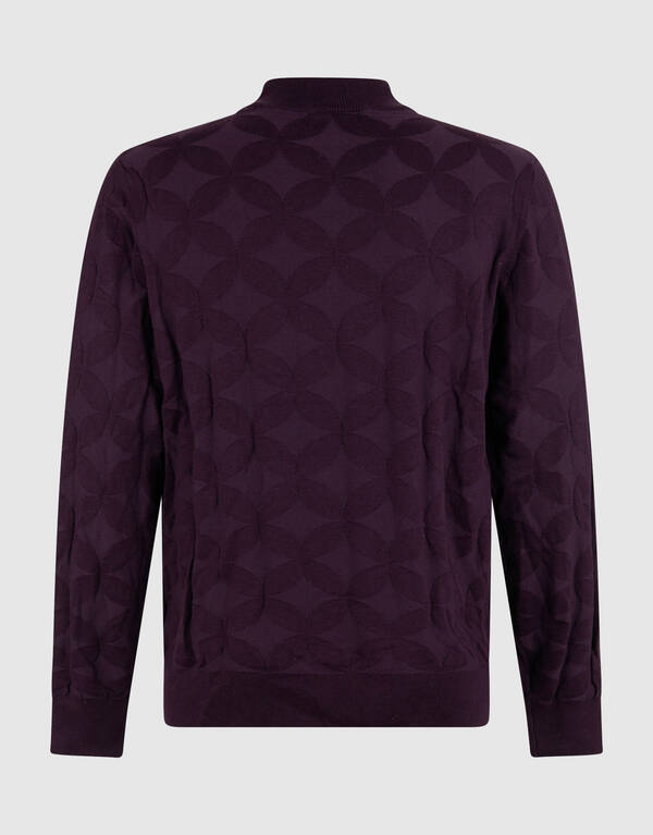 Sparkle Gebreide Trui Donkerrood SHOEBY MEN