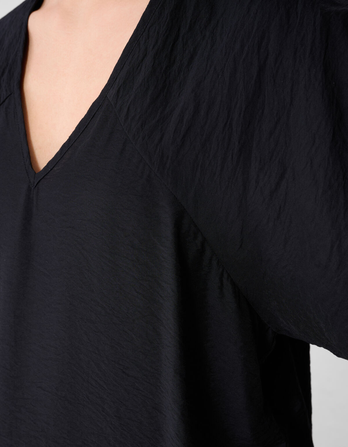 V-hals Mini Jurk Zwart SHOEBY WOMEN