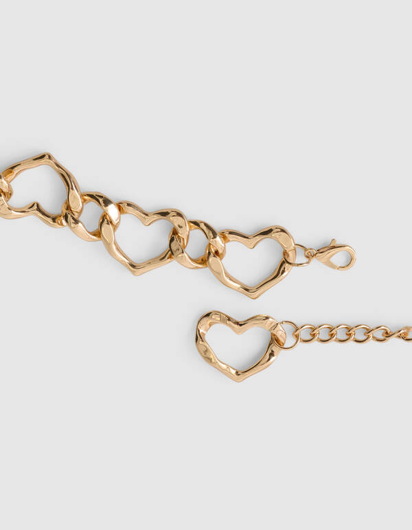 Heart Chain Riem Goud ACCESSOIRES SHOEBY
