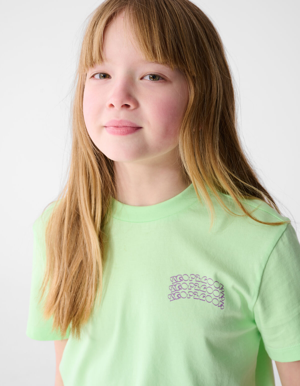 Fruit Disco Artwork T-shirt Lichtgroen SHOEBY GIRLS