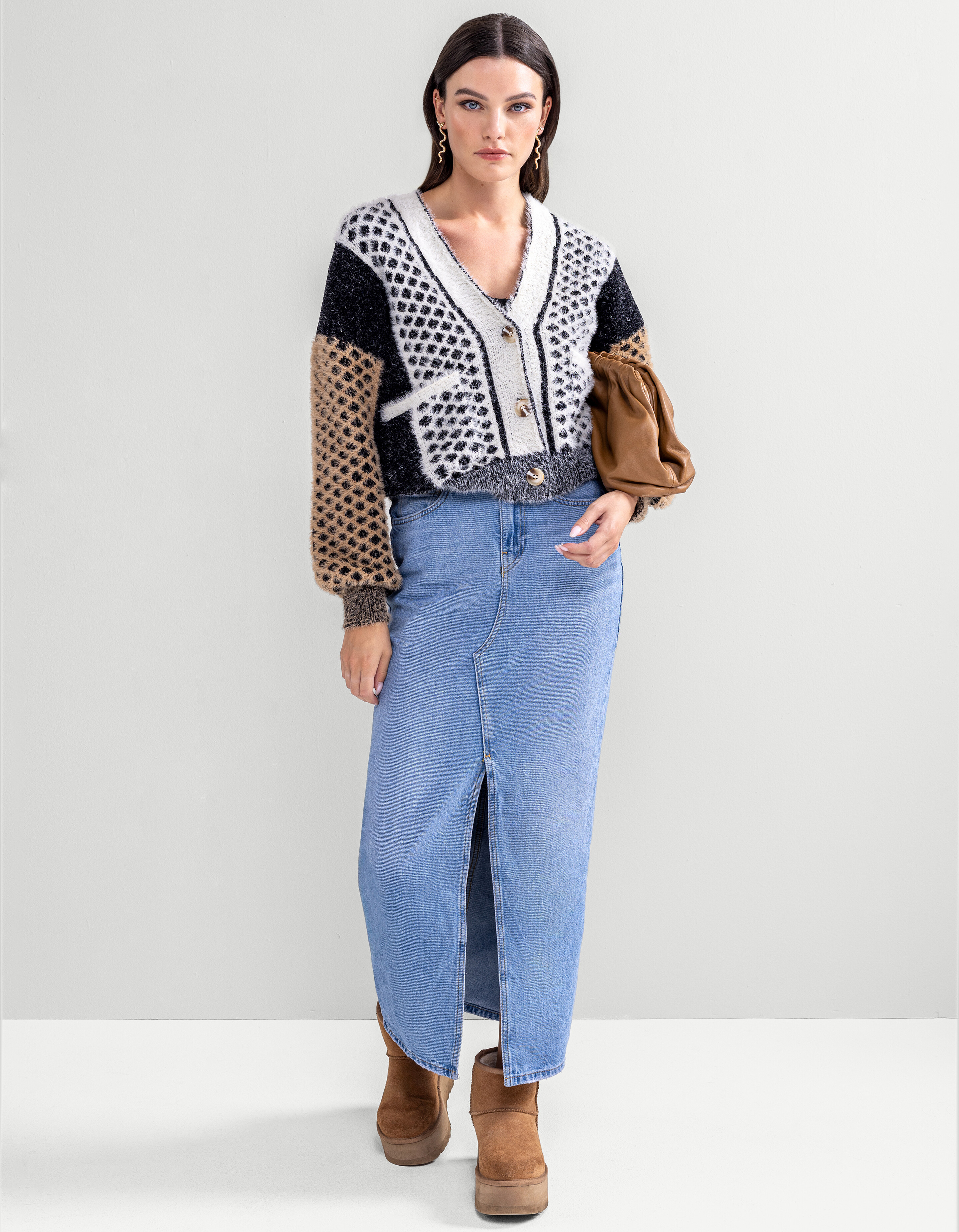 Soft Jacquard Vest Zwart By Mieke SHOEBY WOMEN