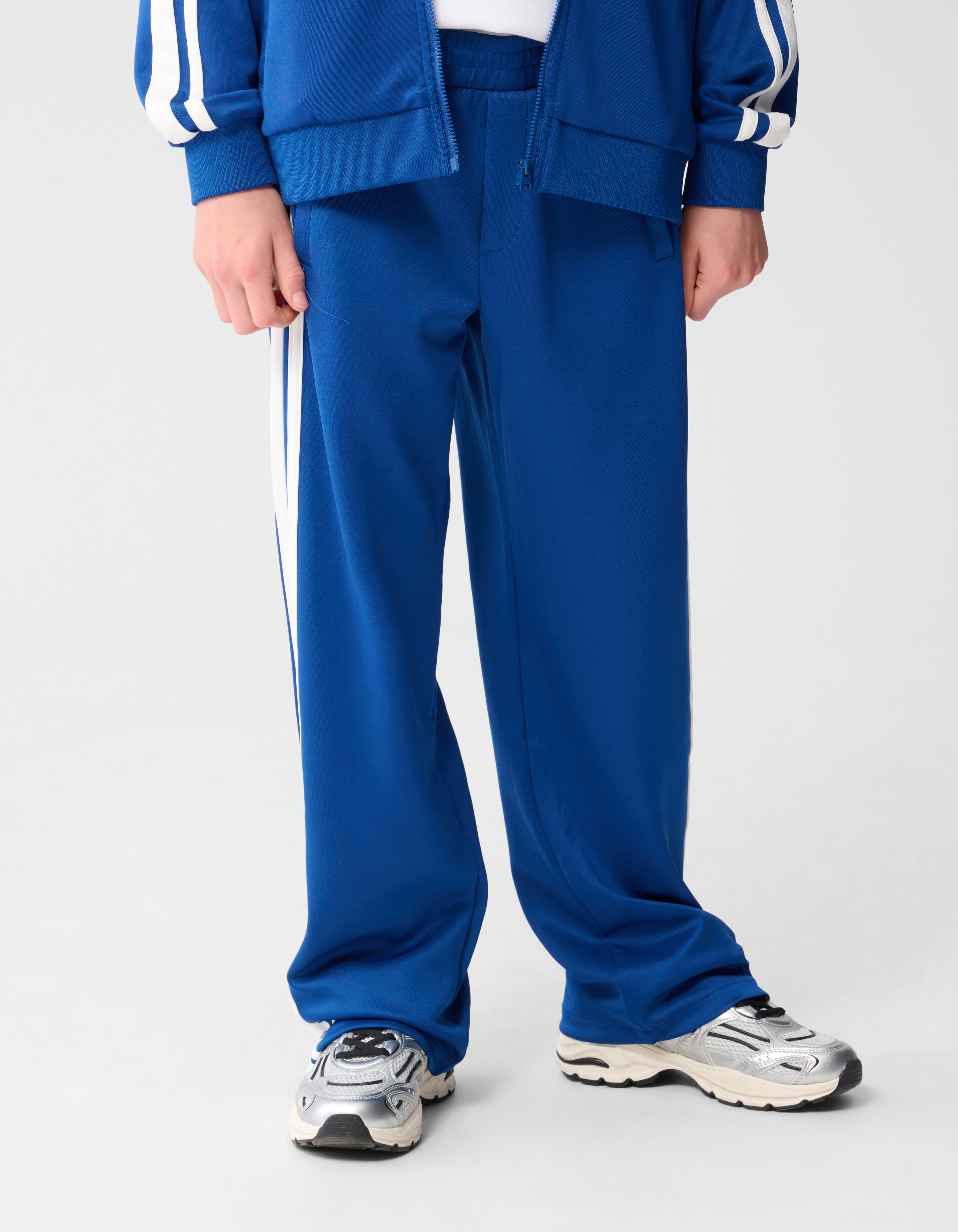 Sporty Wide Leg Fit Broek Blauw SHOEBY BOYS