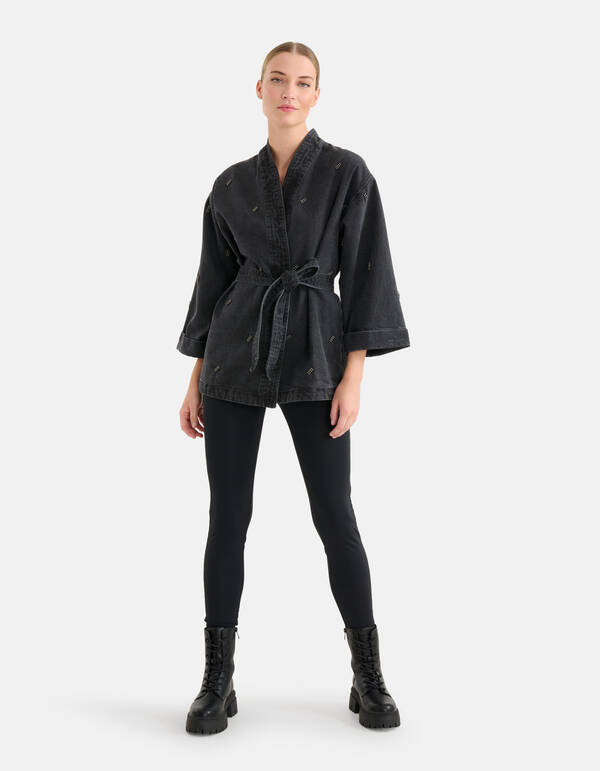 Washed Denim Kimono By Mieke SHOEBY WOMEN