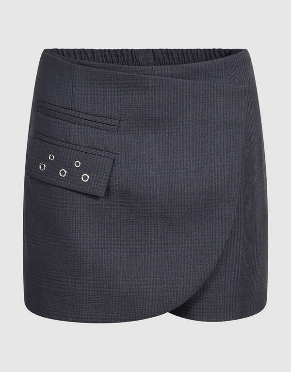 Eyelet Skort Grijs SHOEBY GIRLS