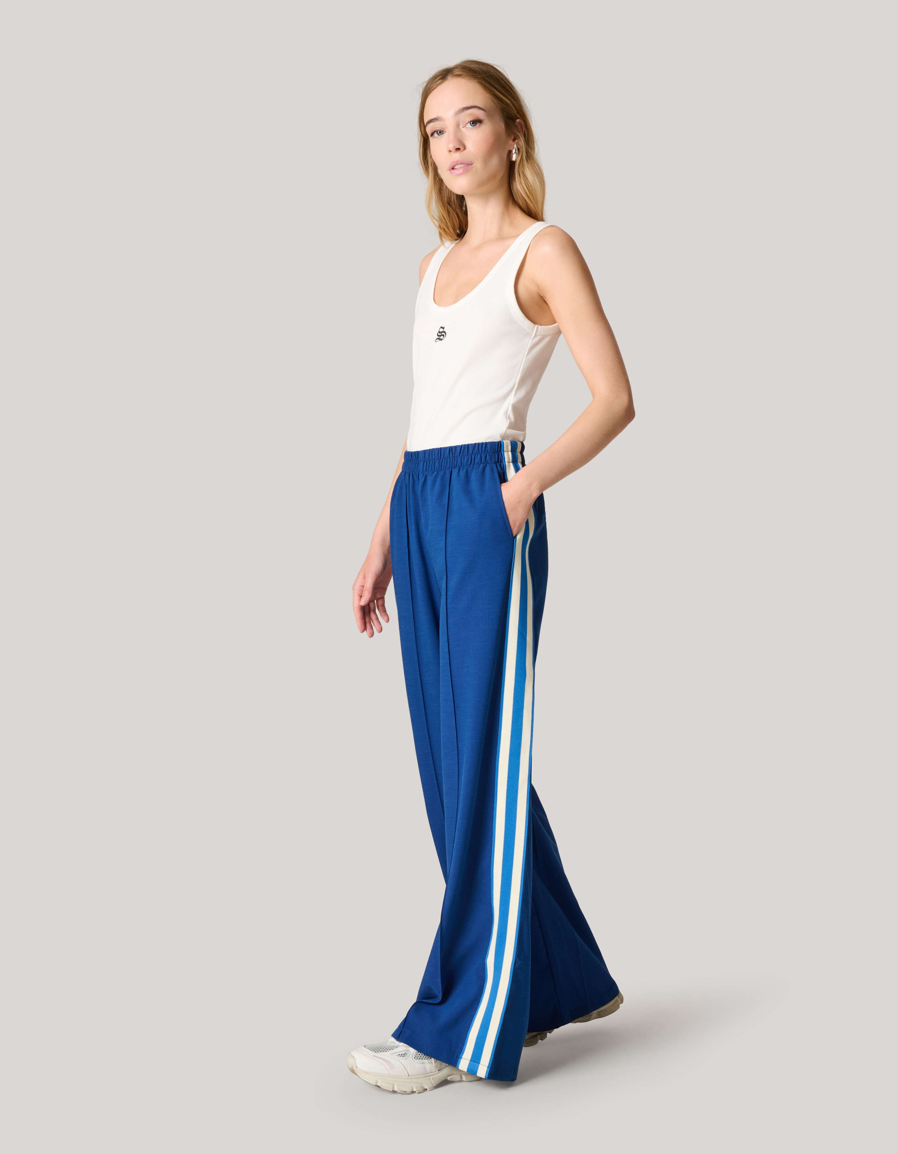 Sporty Broek Donkerblauw SHOEBY WOMEN