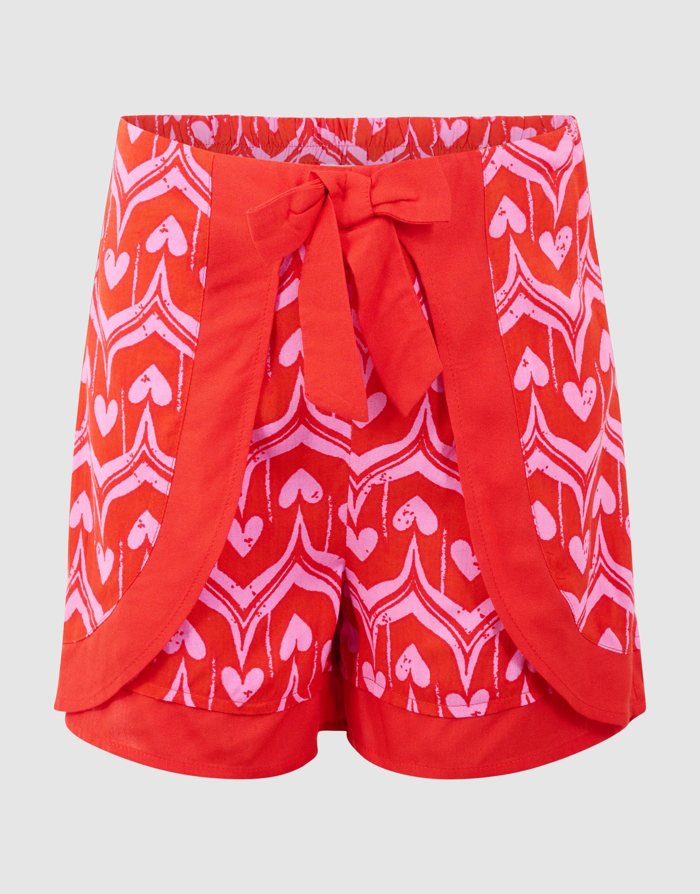 Heart Print Skort Roze/Rood SHOEBY GIRLS