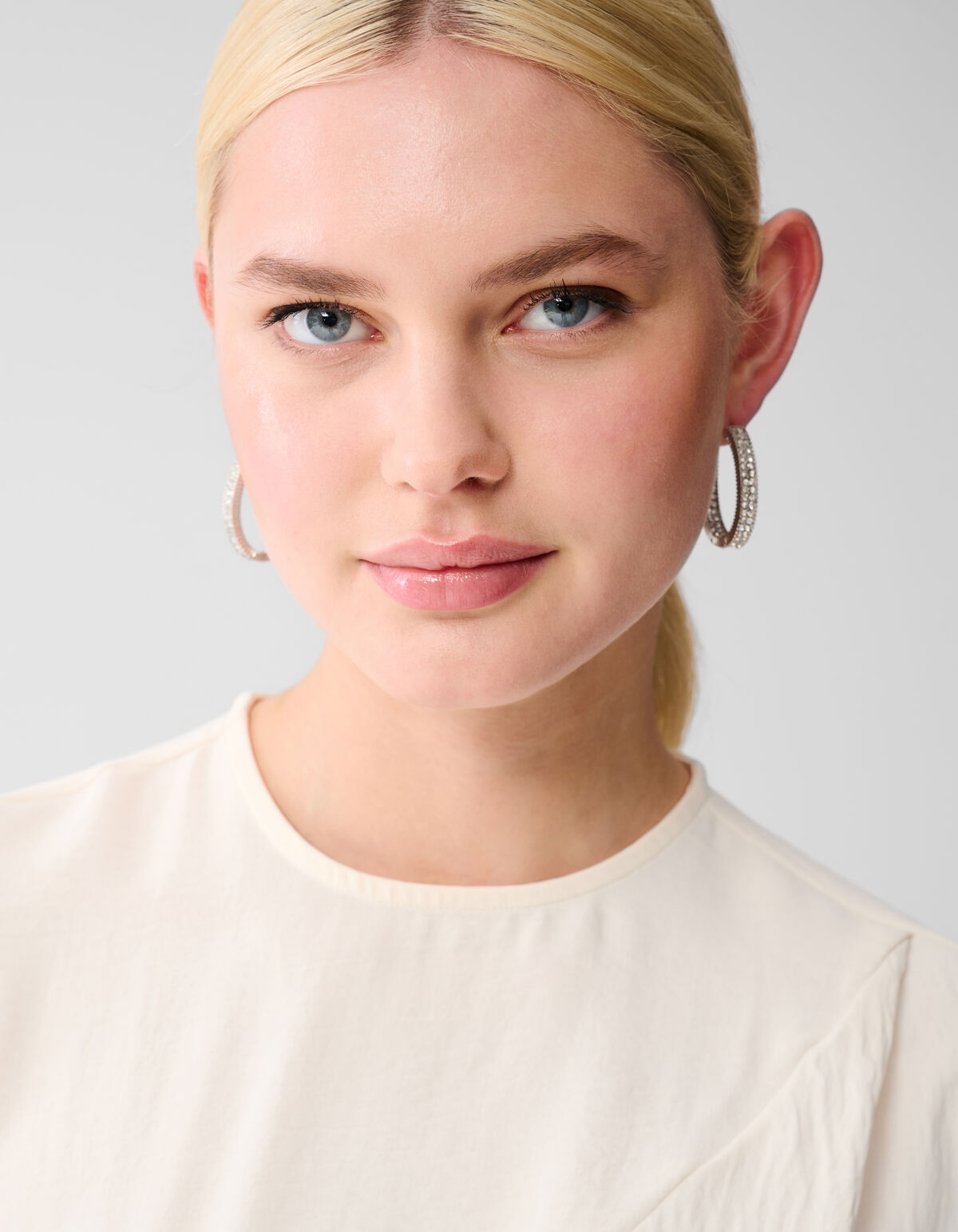 Knoop Twist Top Gebroken Wit SHOEBY WOMEN