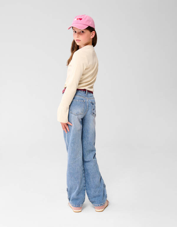 Strass Top Gebroken Wit SHOEBY GIRLS