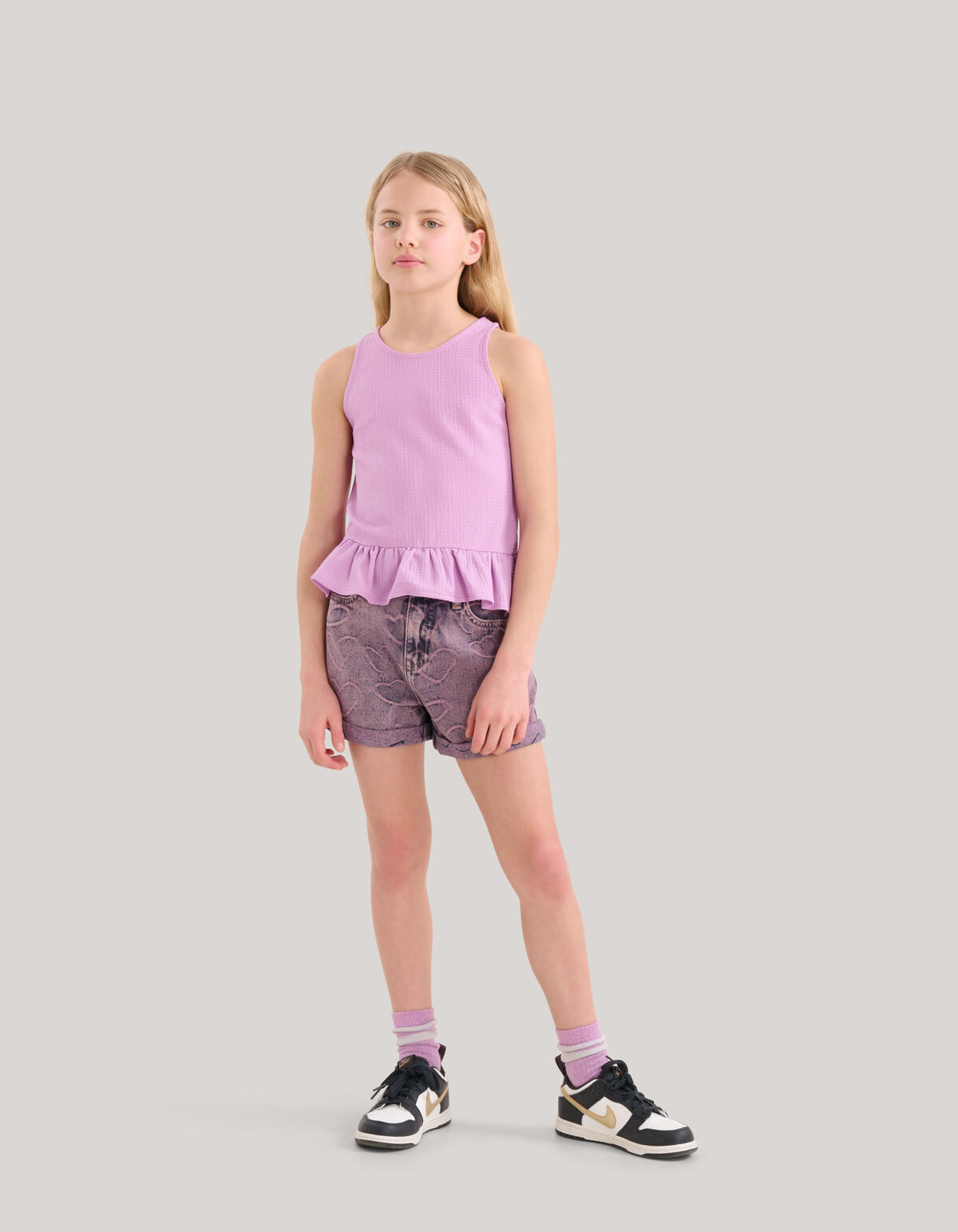 Structuur Singlet Lichtpaars SHOEBY GIRLS