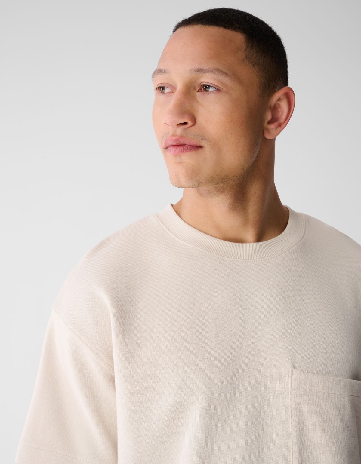 Cord Pocket T-shirt Zand SHOEBY MEN