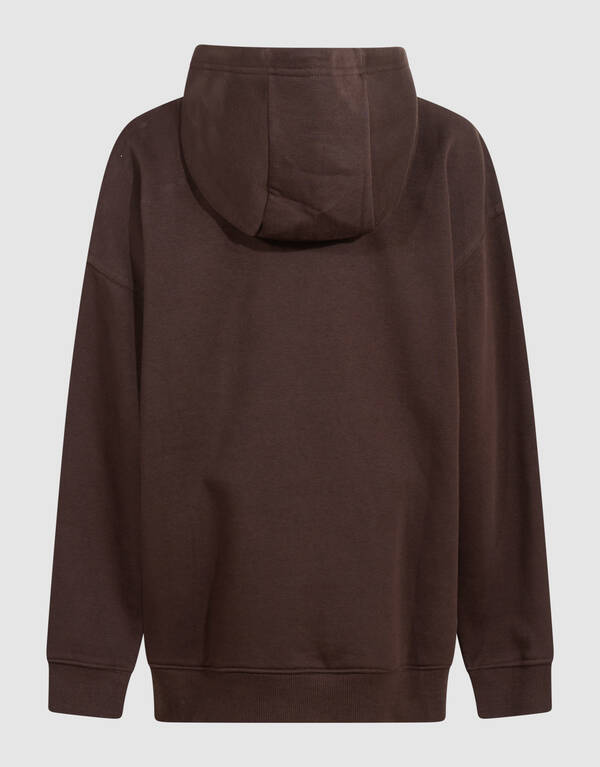 Minimal Hoodie Donkerbruin SHOEBY BOYS