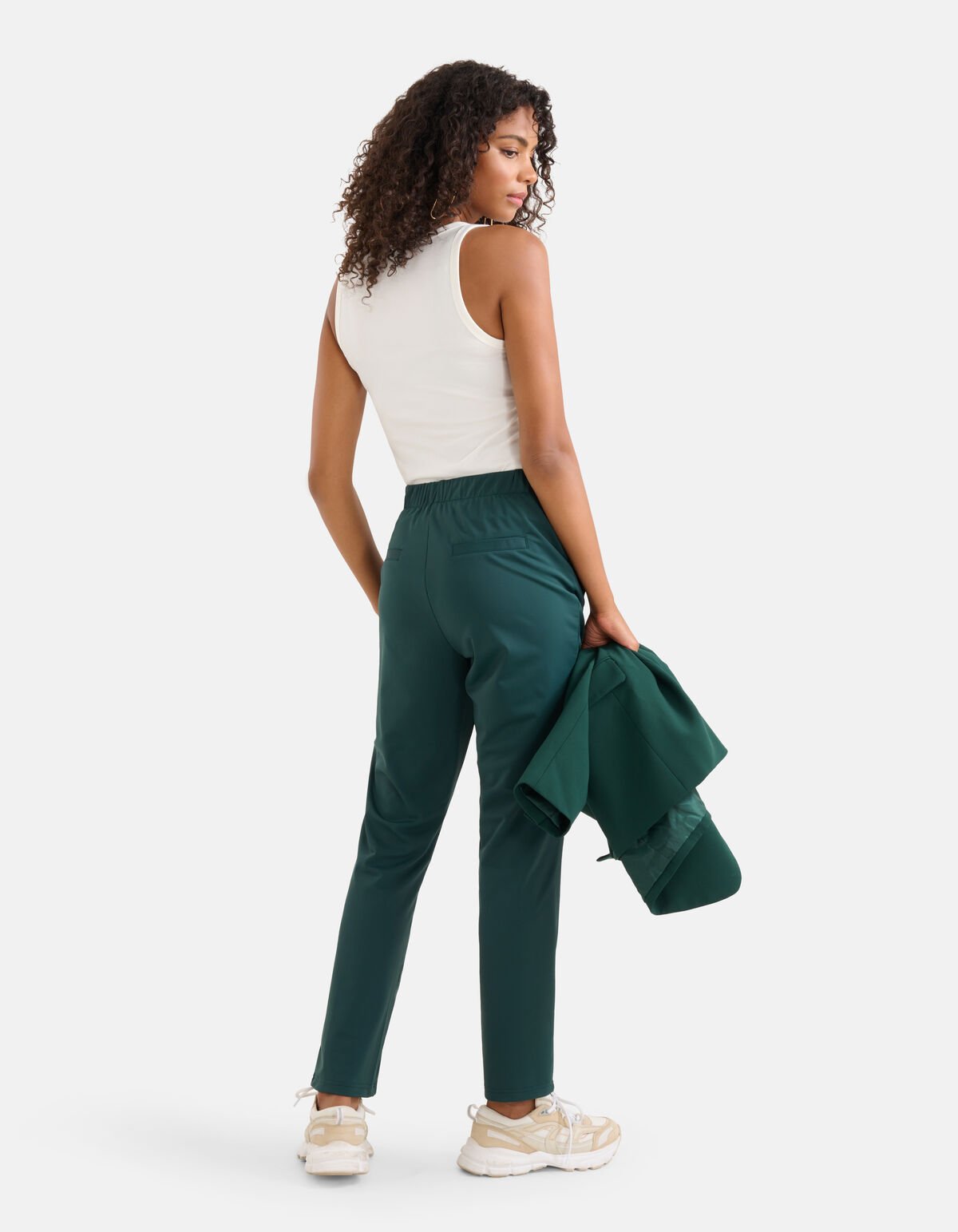 Travel Broek Donkergroen SHOEBY WOMEN