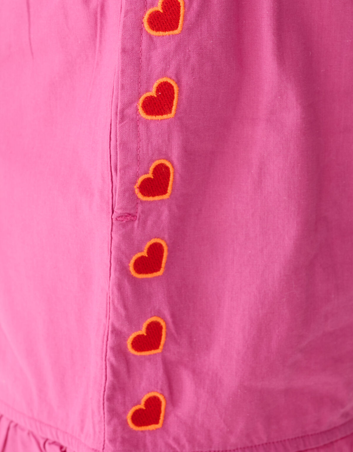 Ruffle Heart Short Roze SHOEBY GIRLS