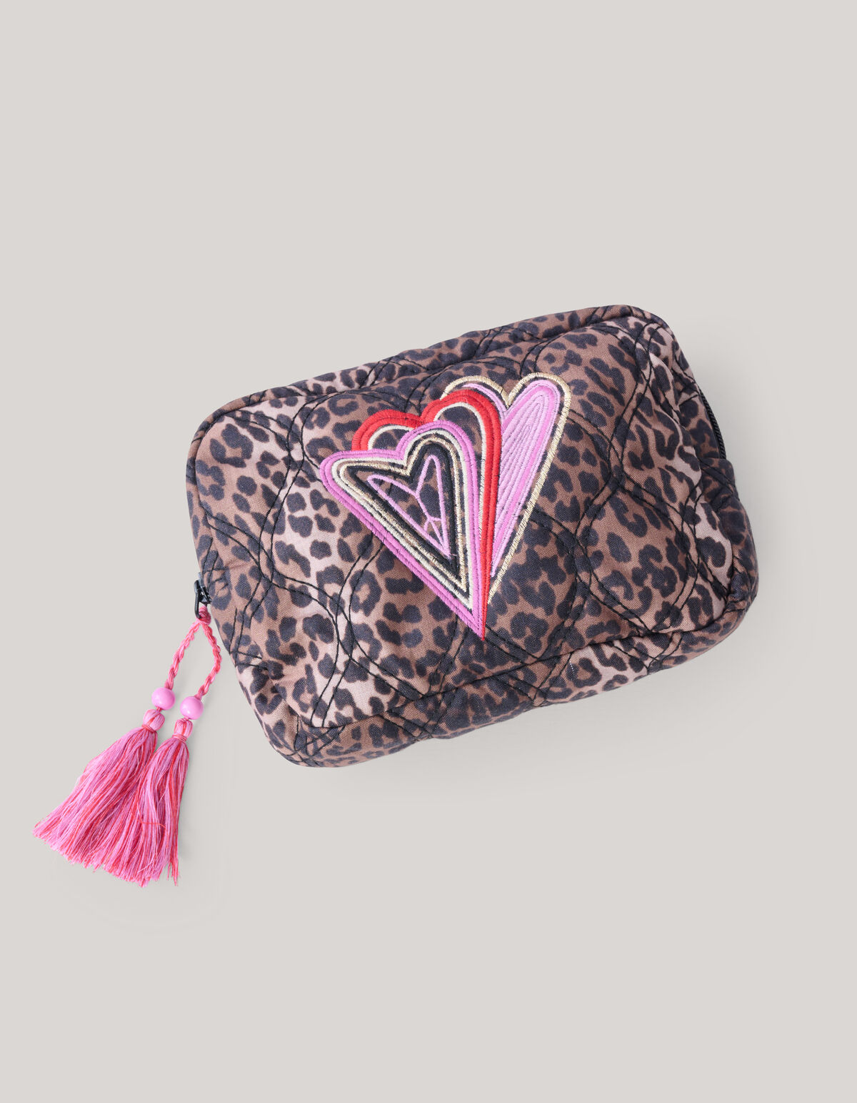 Leopard Make-up Tas Bruin SHOEBY ACCESSOIRES