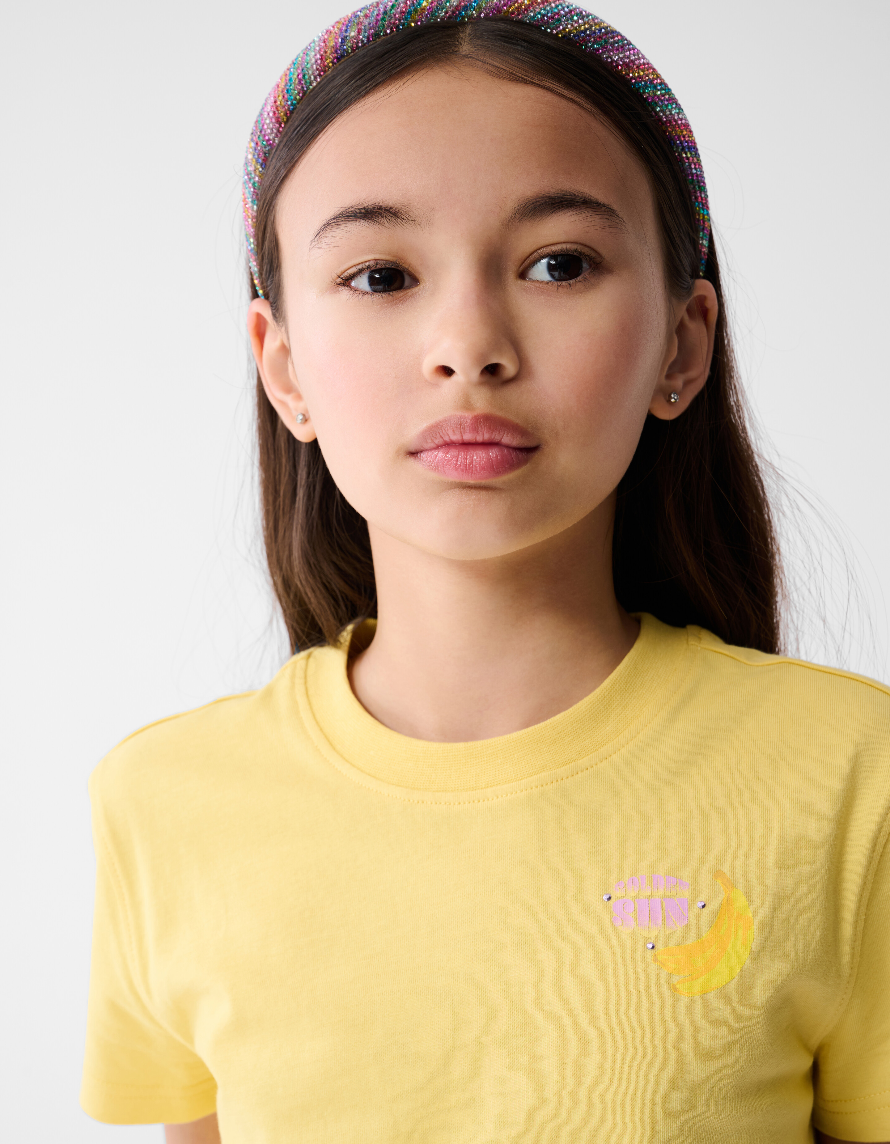 Sun T-shirt Lichtgeel SHOEBY GIRLS