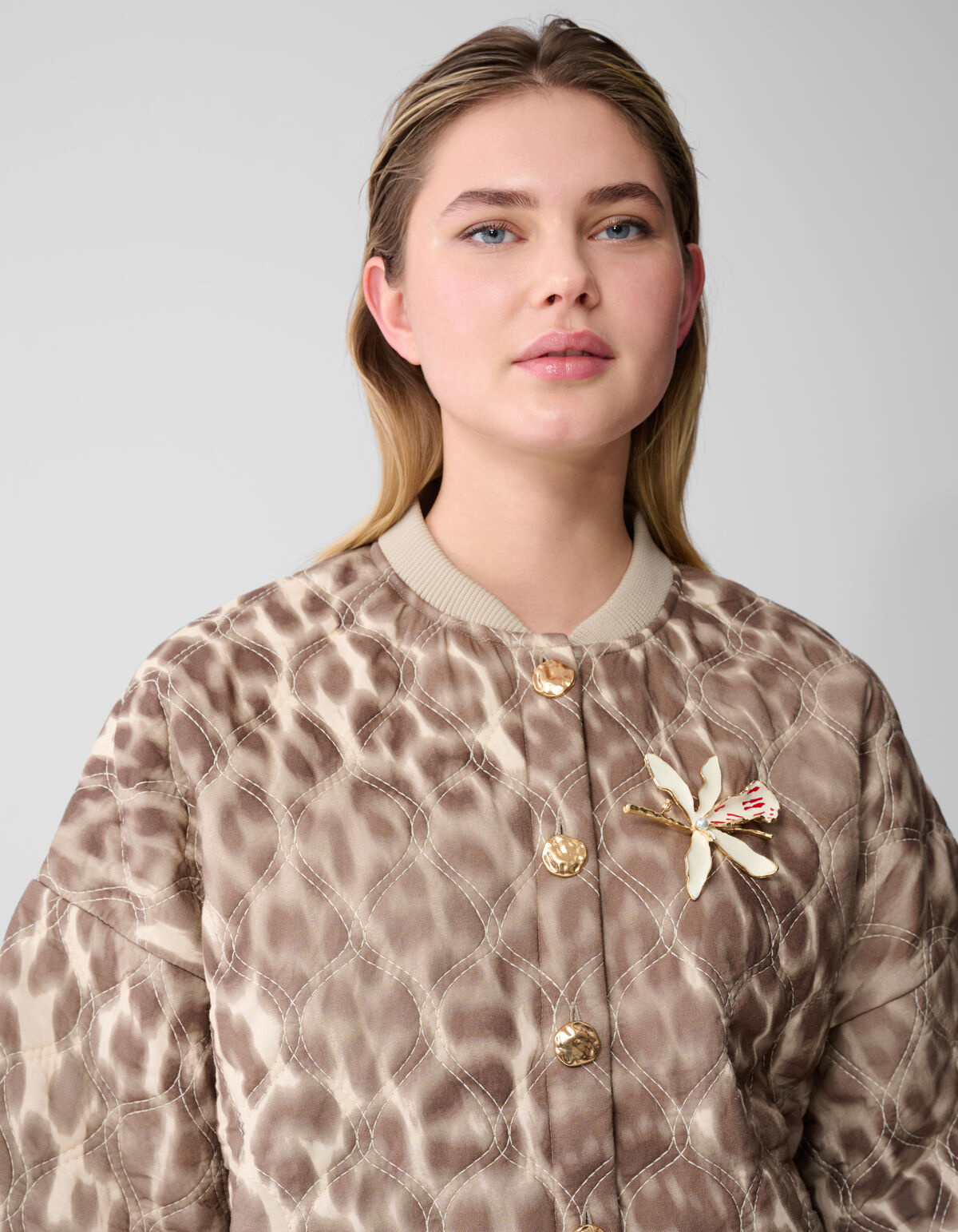 Bloem Broche Gebroken Wit SHOEBY ACCESSOIRES