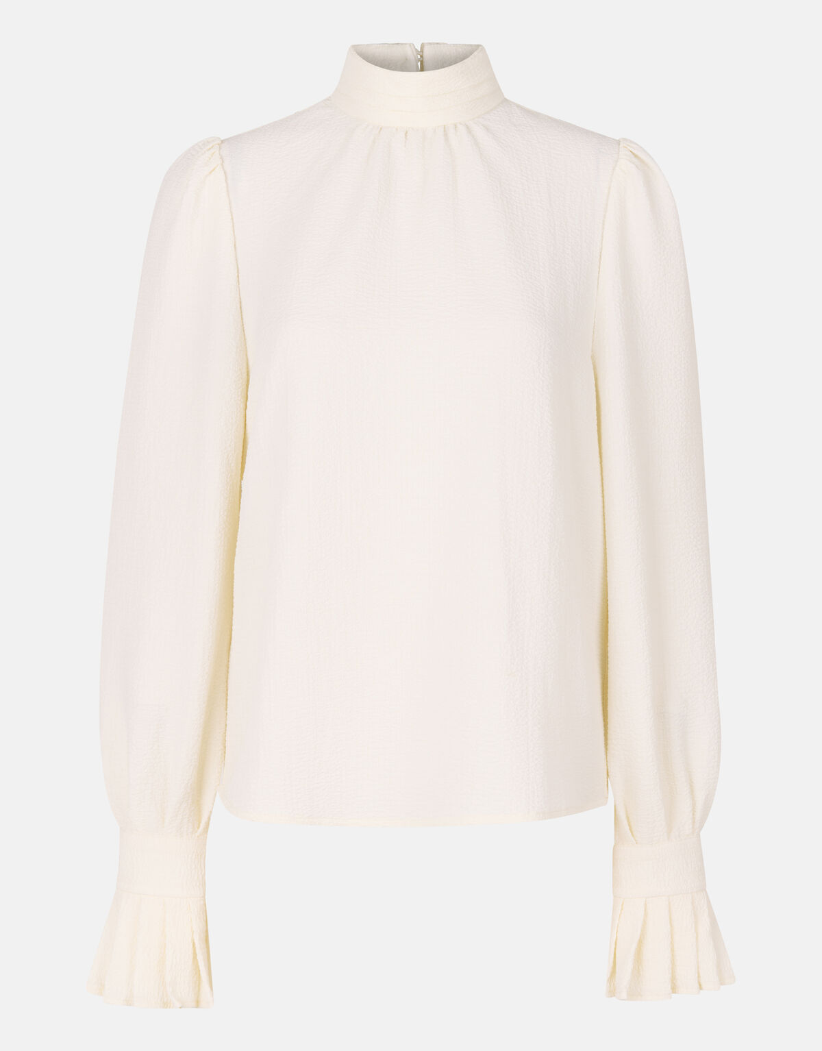 Volumineuze Mouwen Blouse Gebroken Wit By Fred SHOEBY WOMEN