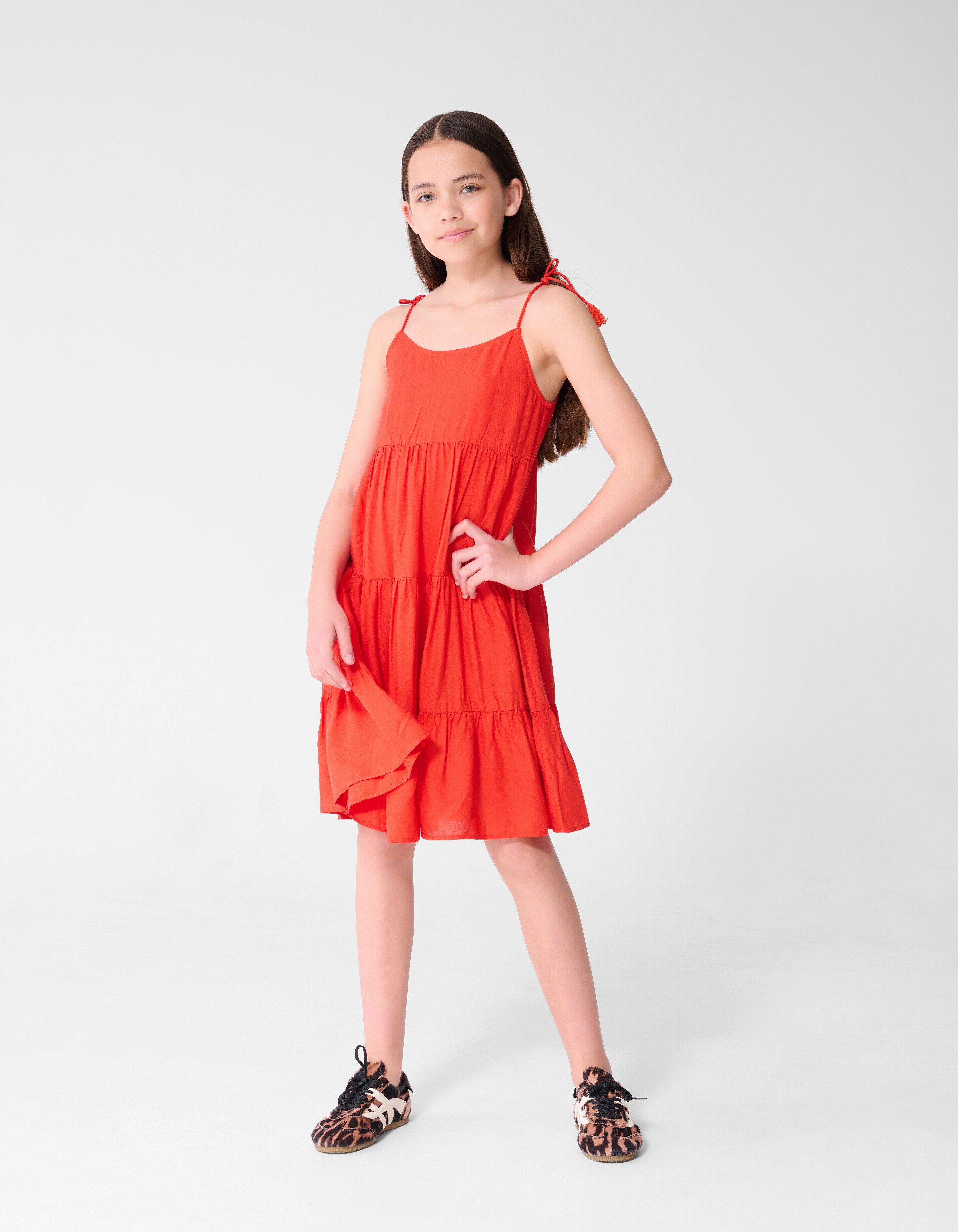 Layer Jurk Oranje SHOEBY GIRLS