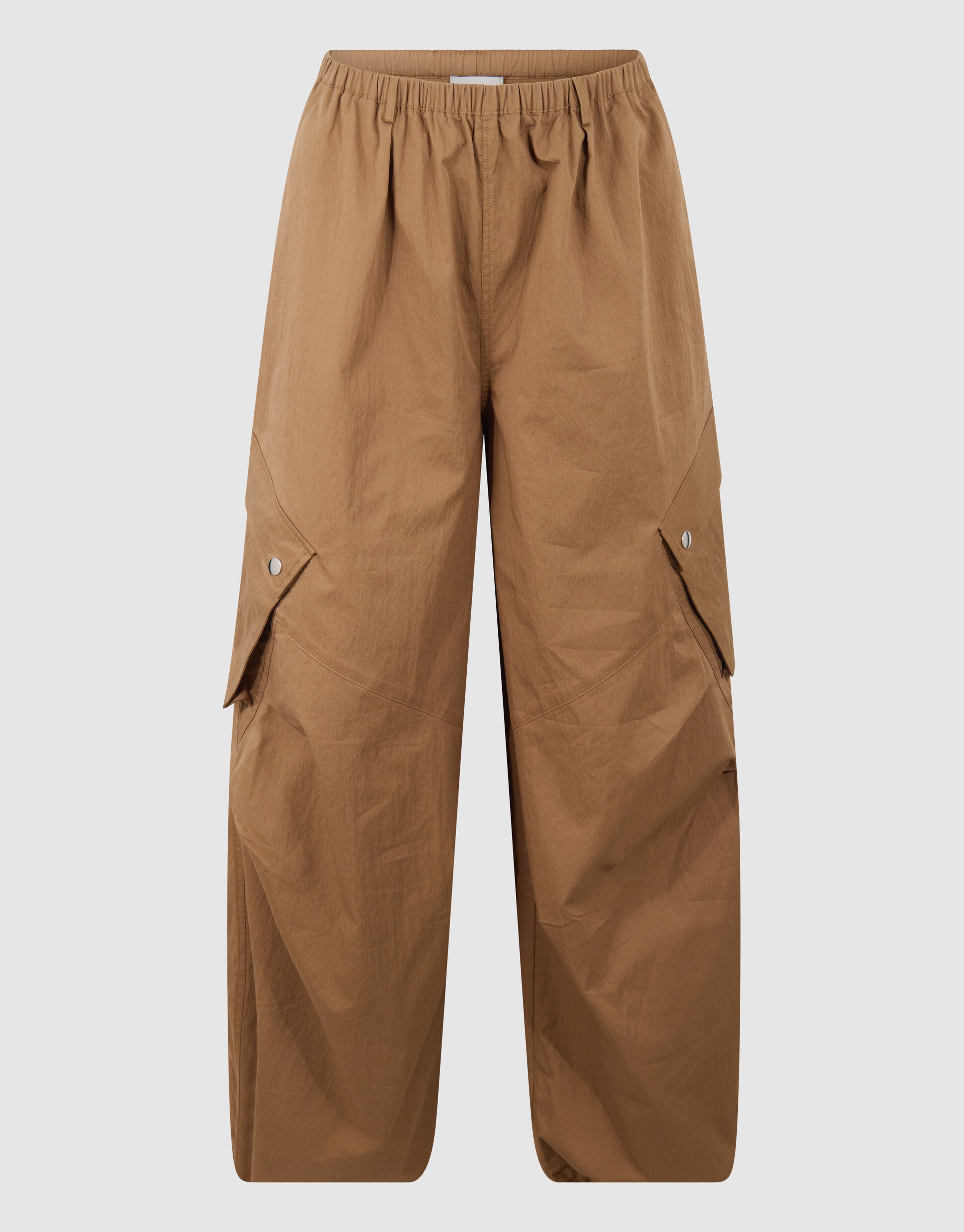 Cargo Balloon Fit Broek Bruin SHOEBY WOMEN