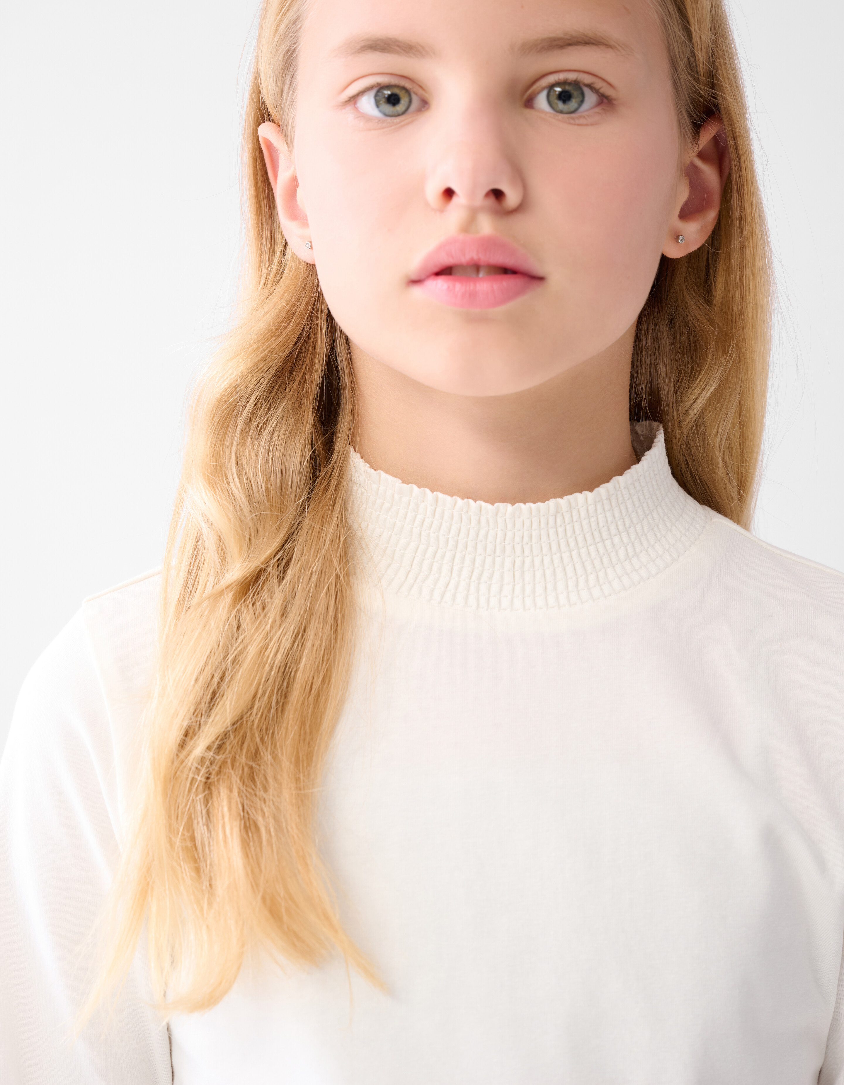 Katoenen Top Gebroken Wit SHOEBY GIRLS