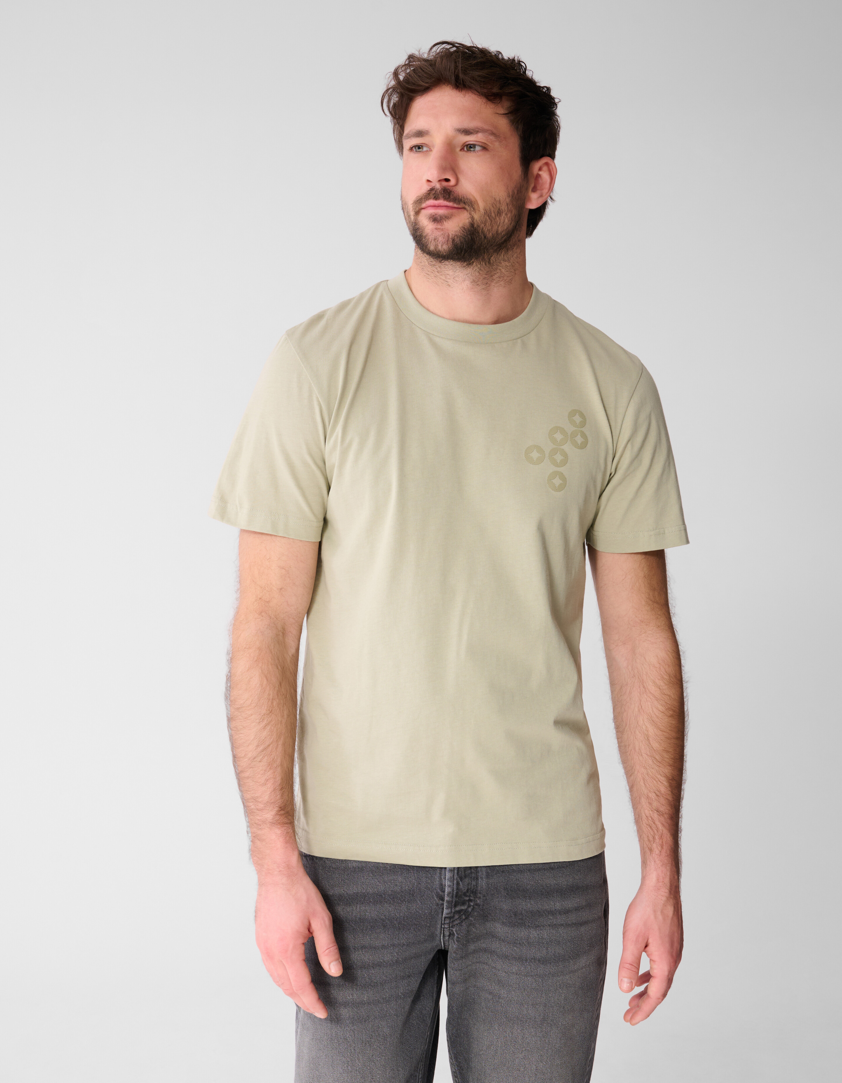 Spread Logo T-shirt Lichtgroen SHOEBY MEN