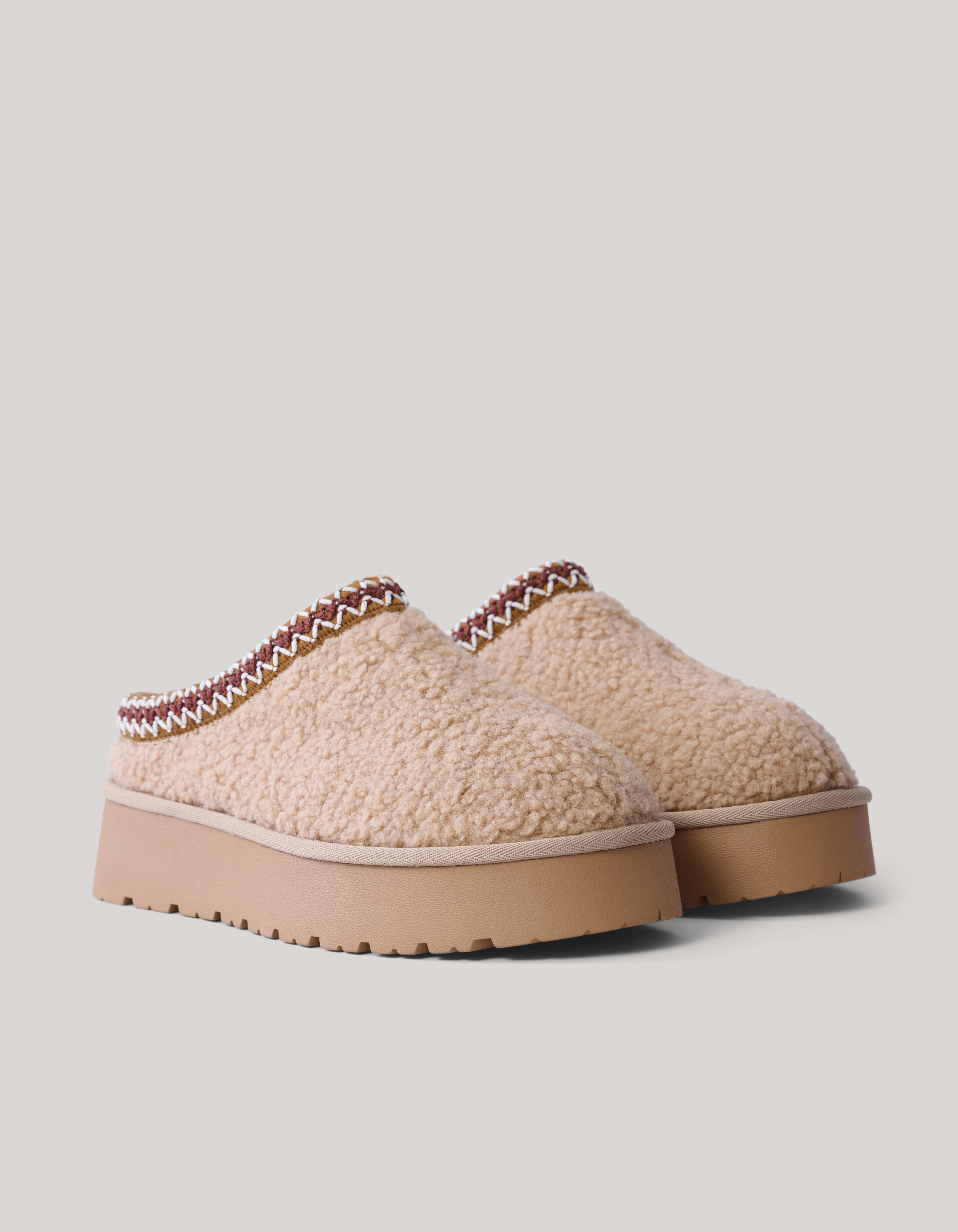 Teddy Instappers Lichtbruin SCHOENEN SHOEBY