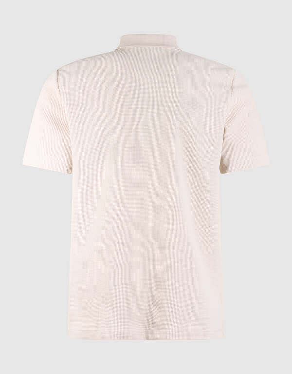 Waffle Polo Lichtgrijs SHOEBY MEN