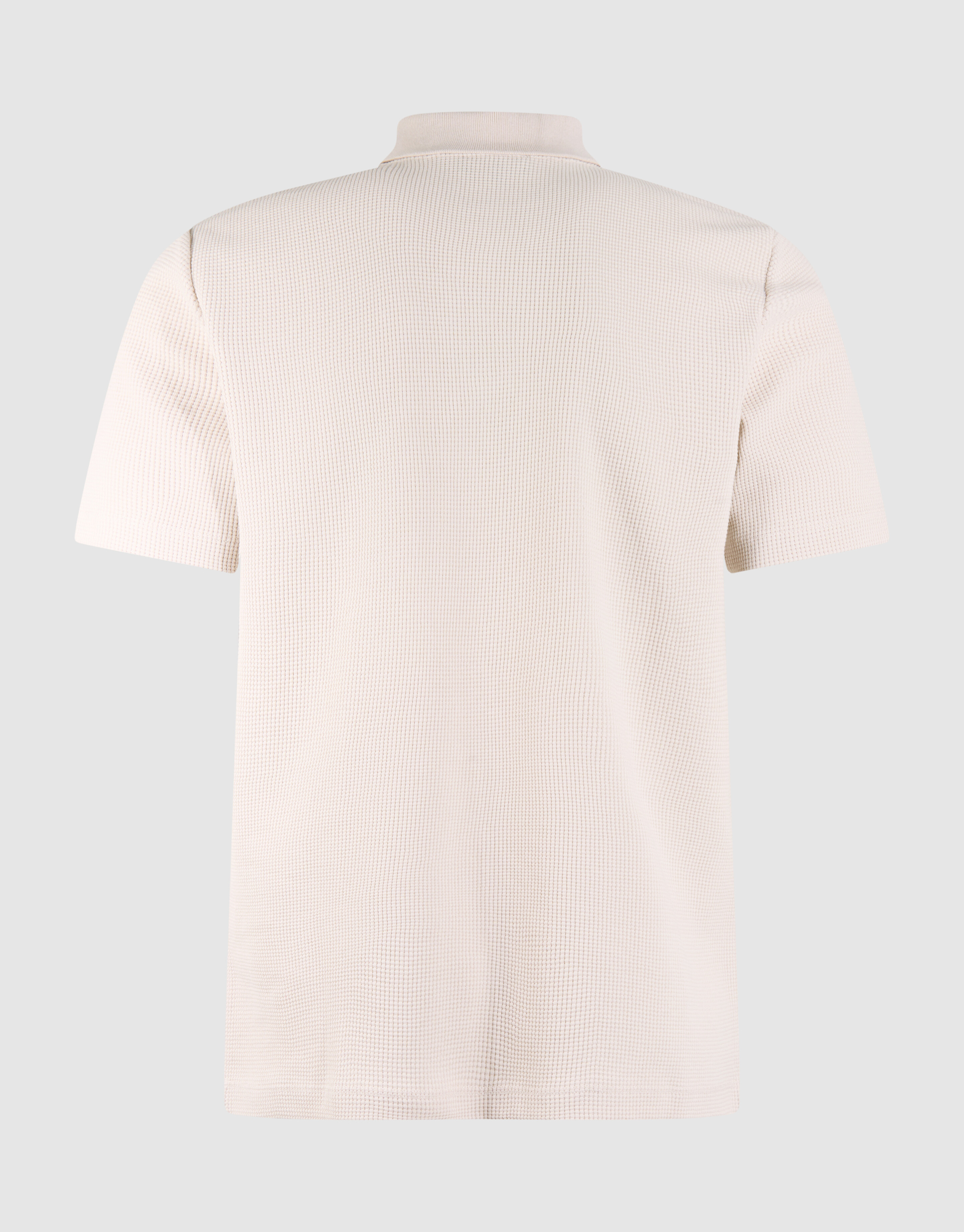 Waffle Polo Lichtgrijs SHOEBY MEN