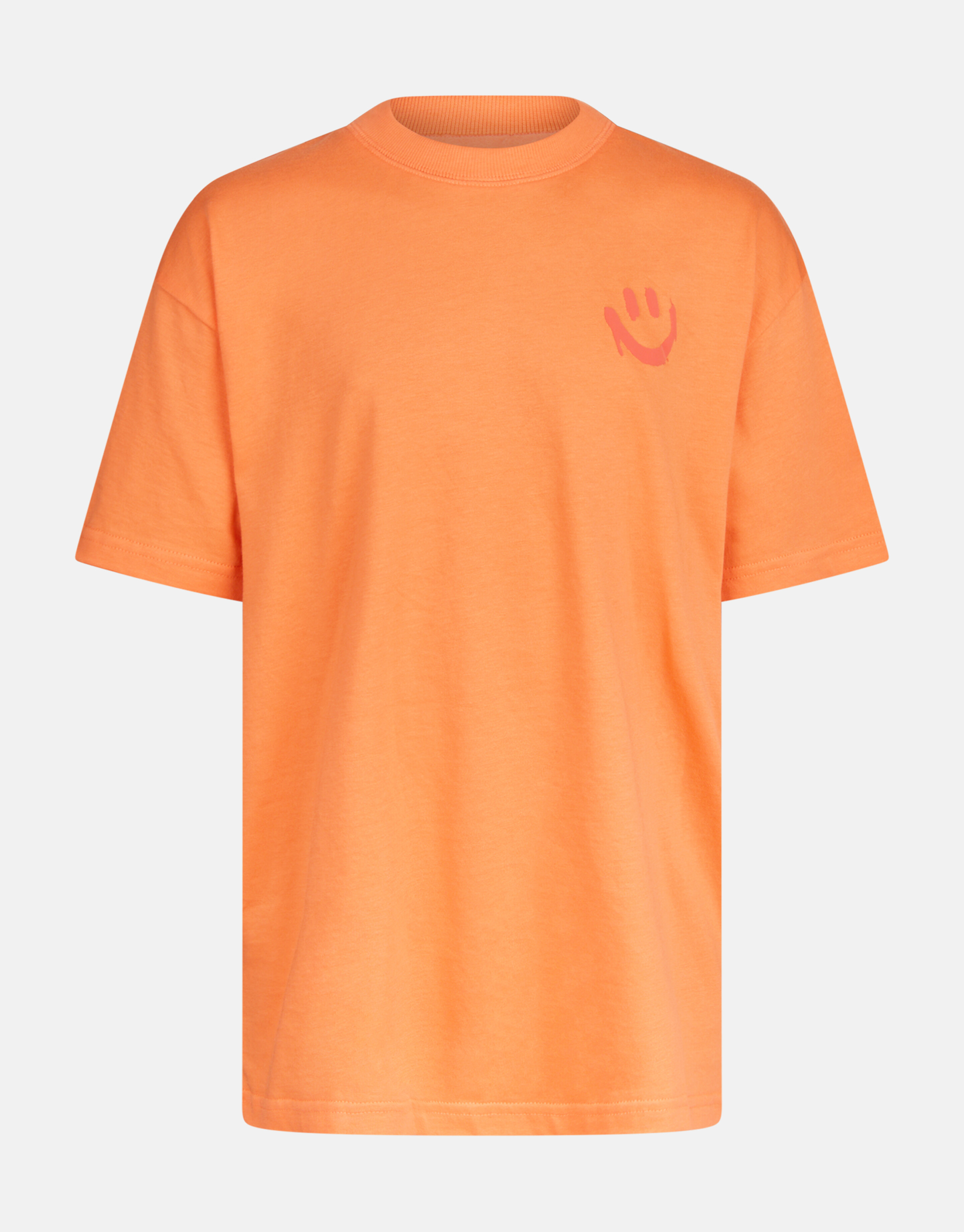 Smiley Artwork T-shirt Oranje SHOEBY BOYS