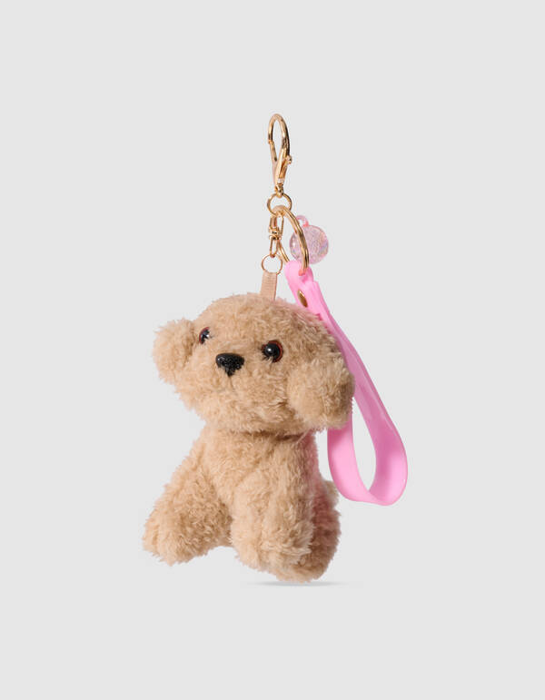 Dog Sleutelhanger Beige SHOEBY ACCESSOIRES