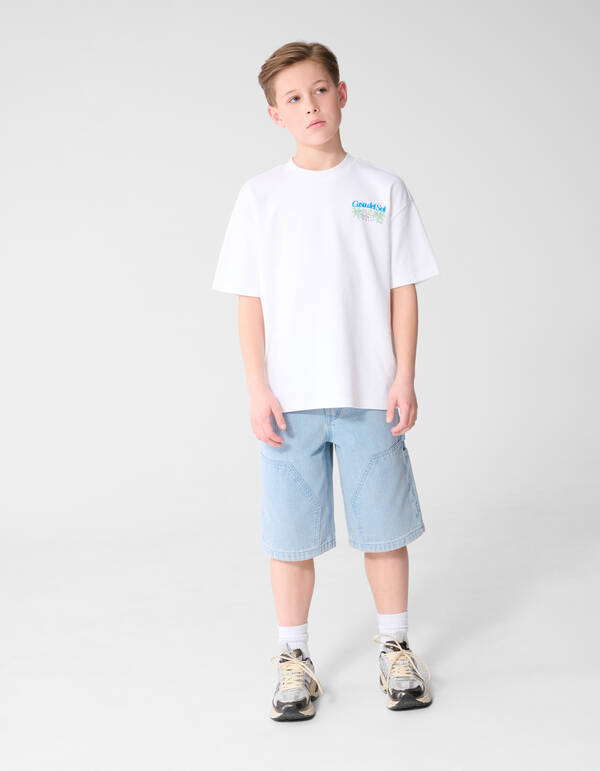 Casa Del Sol Artwork T-shirt Wit SHOEBY BOYS