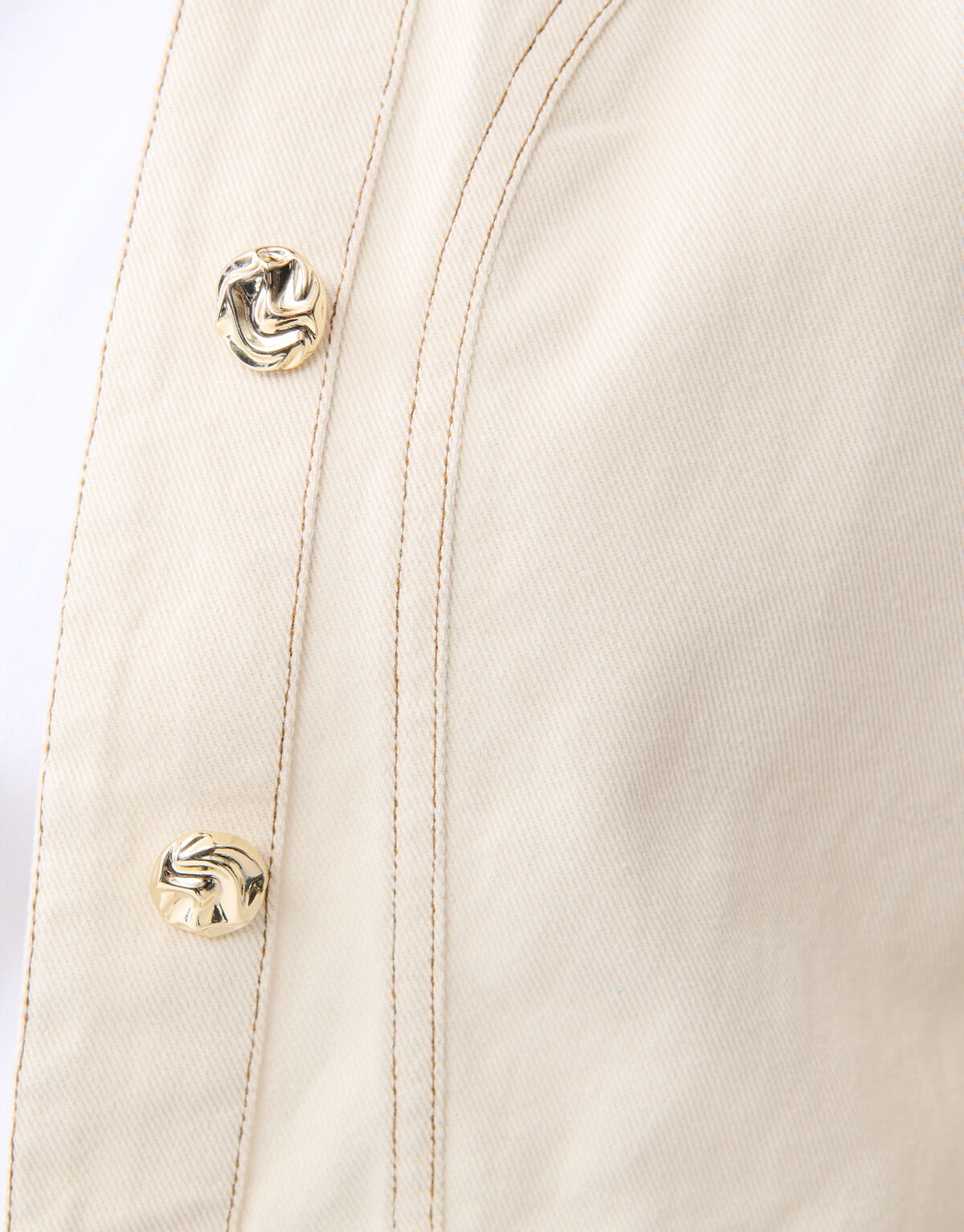 Embroidery Cord Jacket Gebroken Wit SHOEBY WOMEN