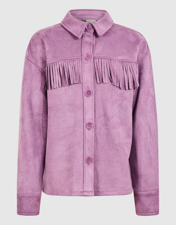 Suede Blouse Paars SHOEBY GIRLS