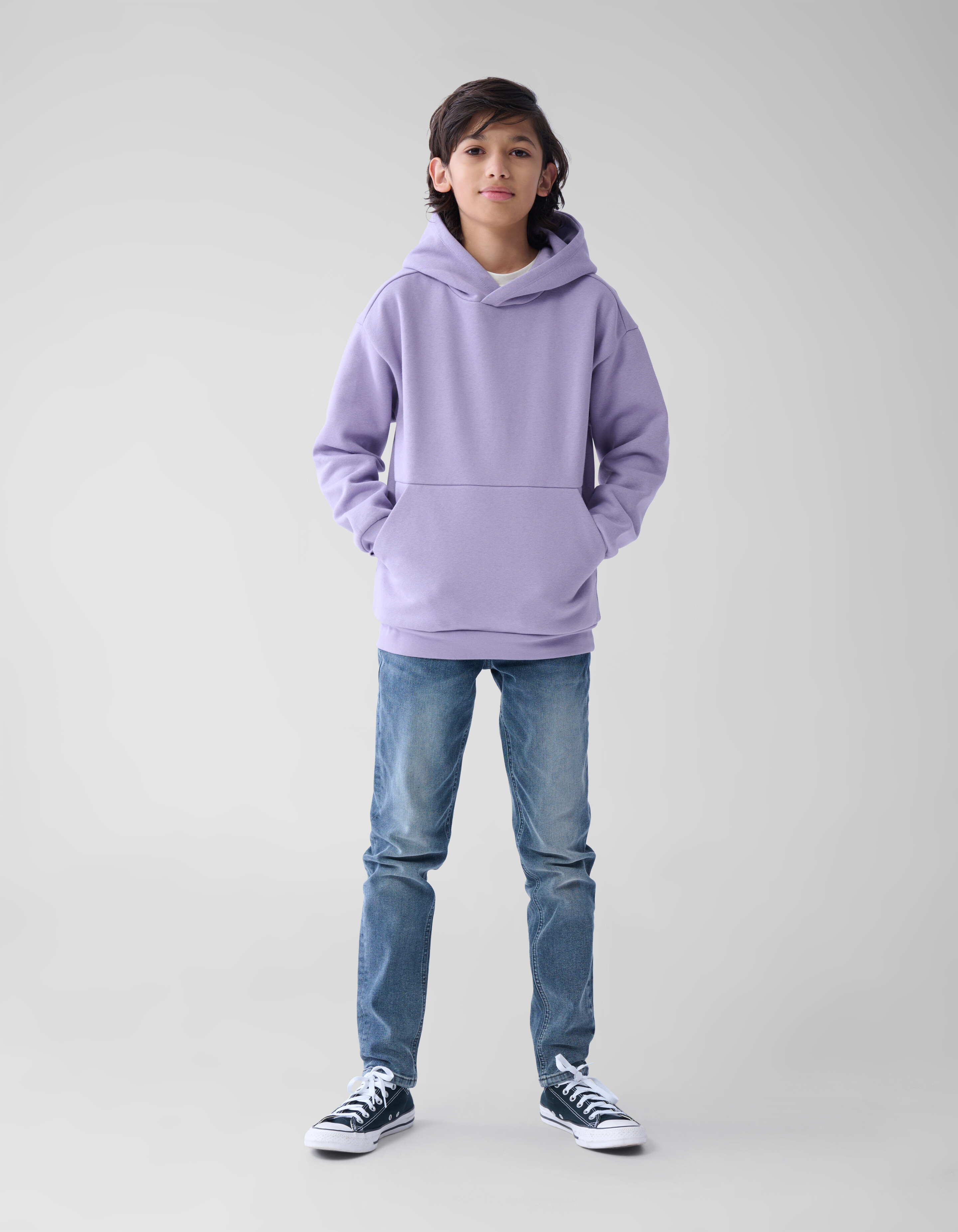 Basis Hoodie Paars SHOEBY BOYS