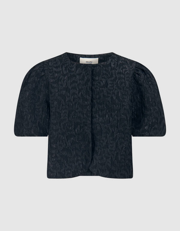 Pofmouwen Blazer Zwart SHOEBY GIRLS