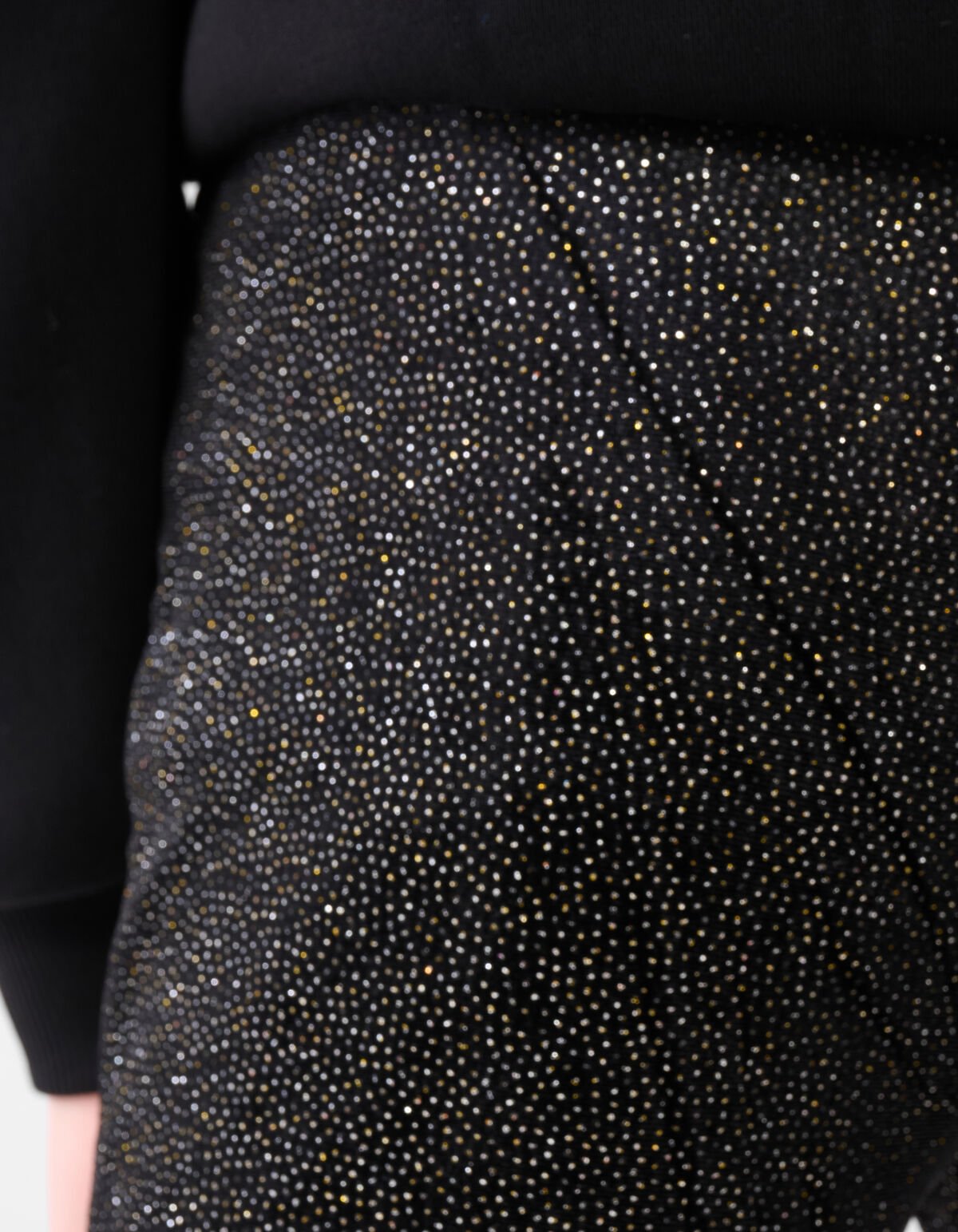 Glitter Split Flared Legging Zwart SHOEBY GIRLS