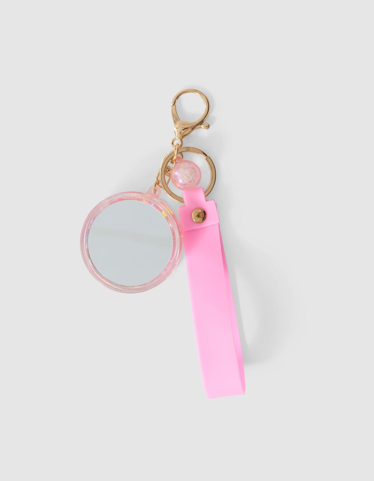 Ronde Liquid Sleutelhanger Roze SHOEBY ACCESSOIRES