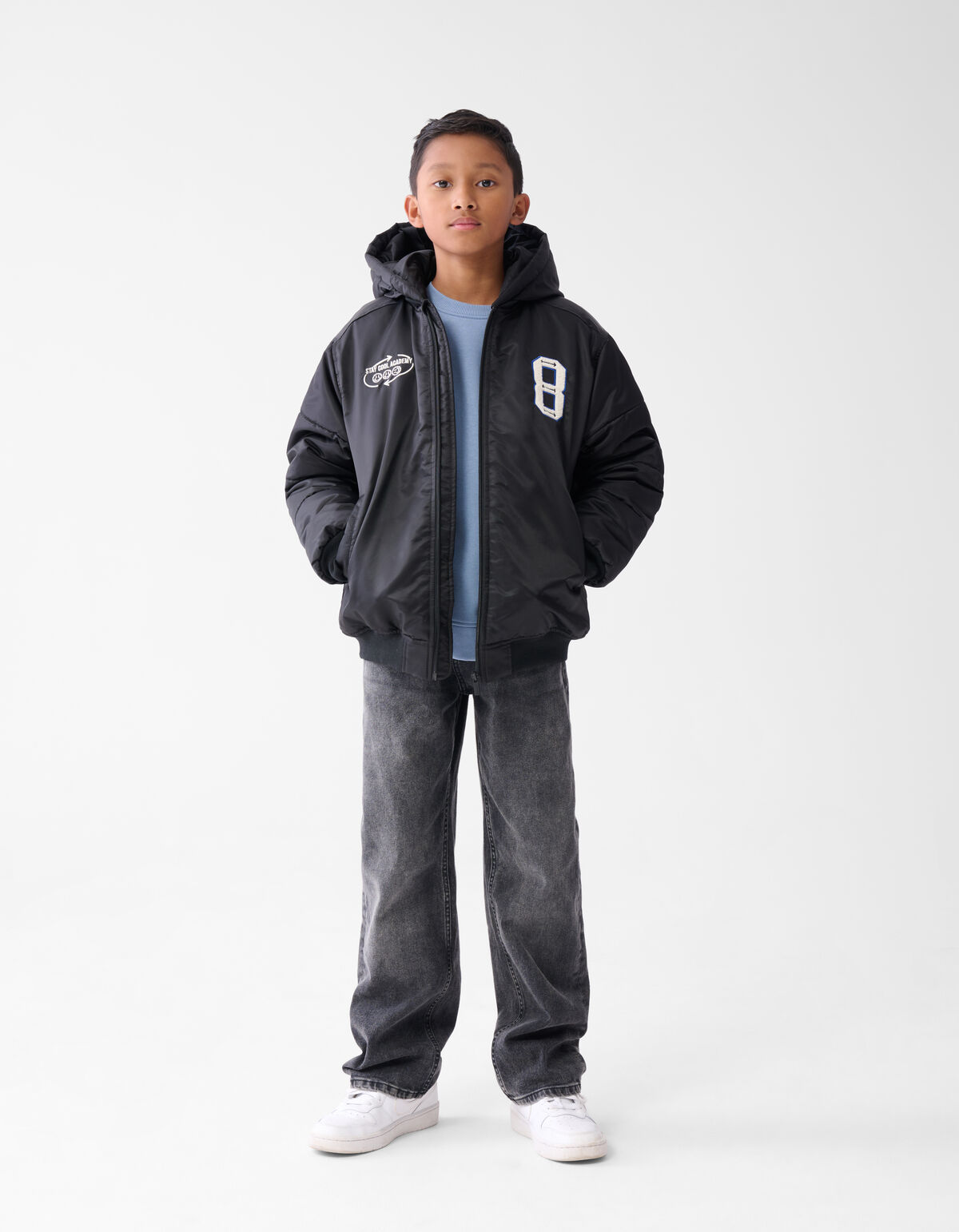 Varsity Jas Zwart SHOEBY BOYS