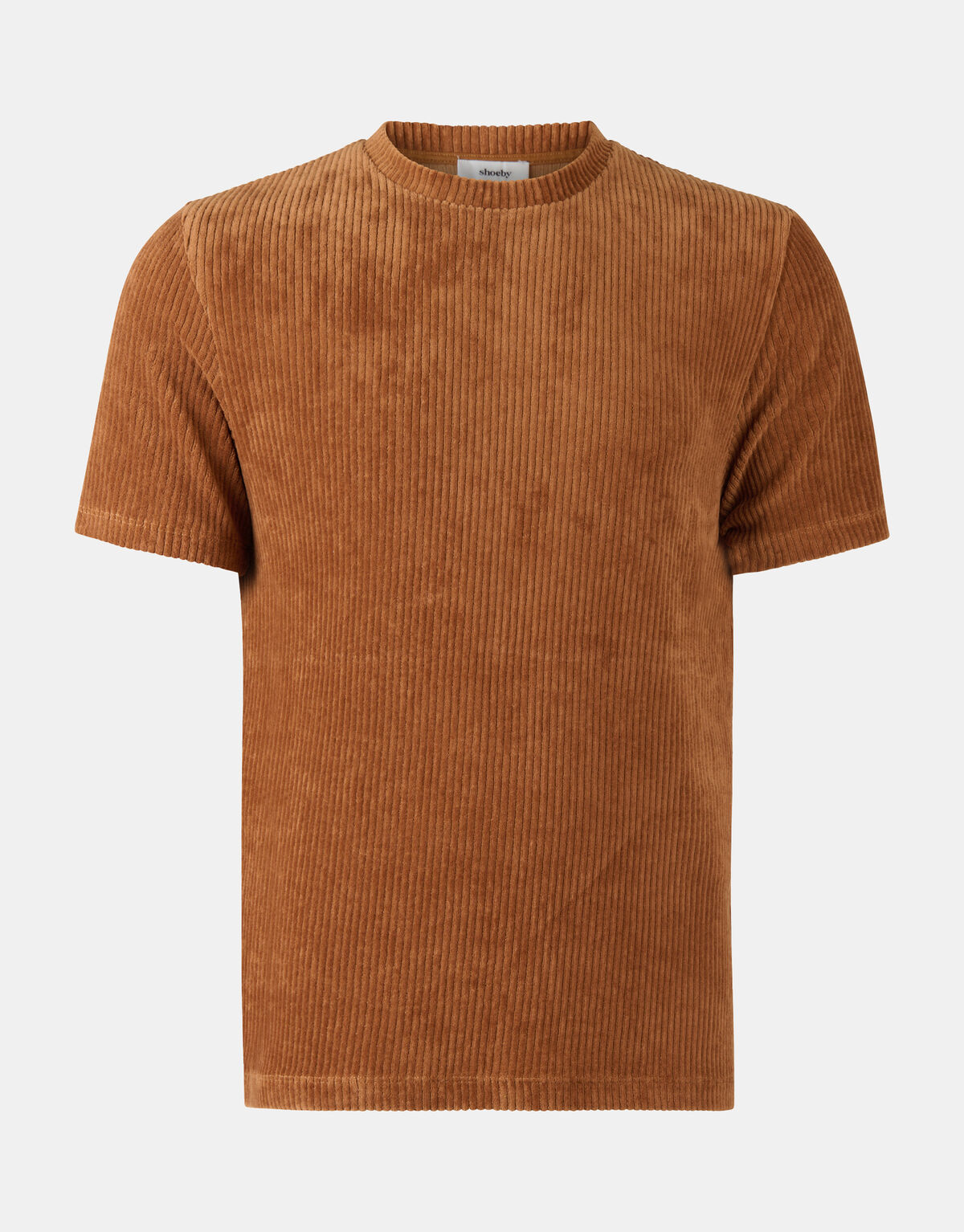 Velvet Rib T-shirt Bruin SHOEBY MEN